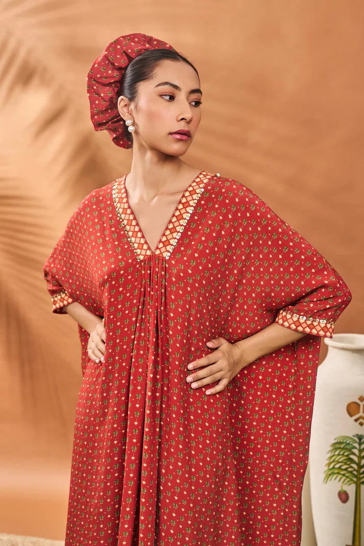 RUST TREE OF HEARTS TUNIC SET
