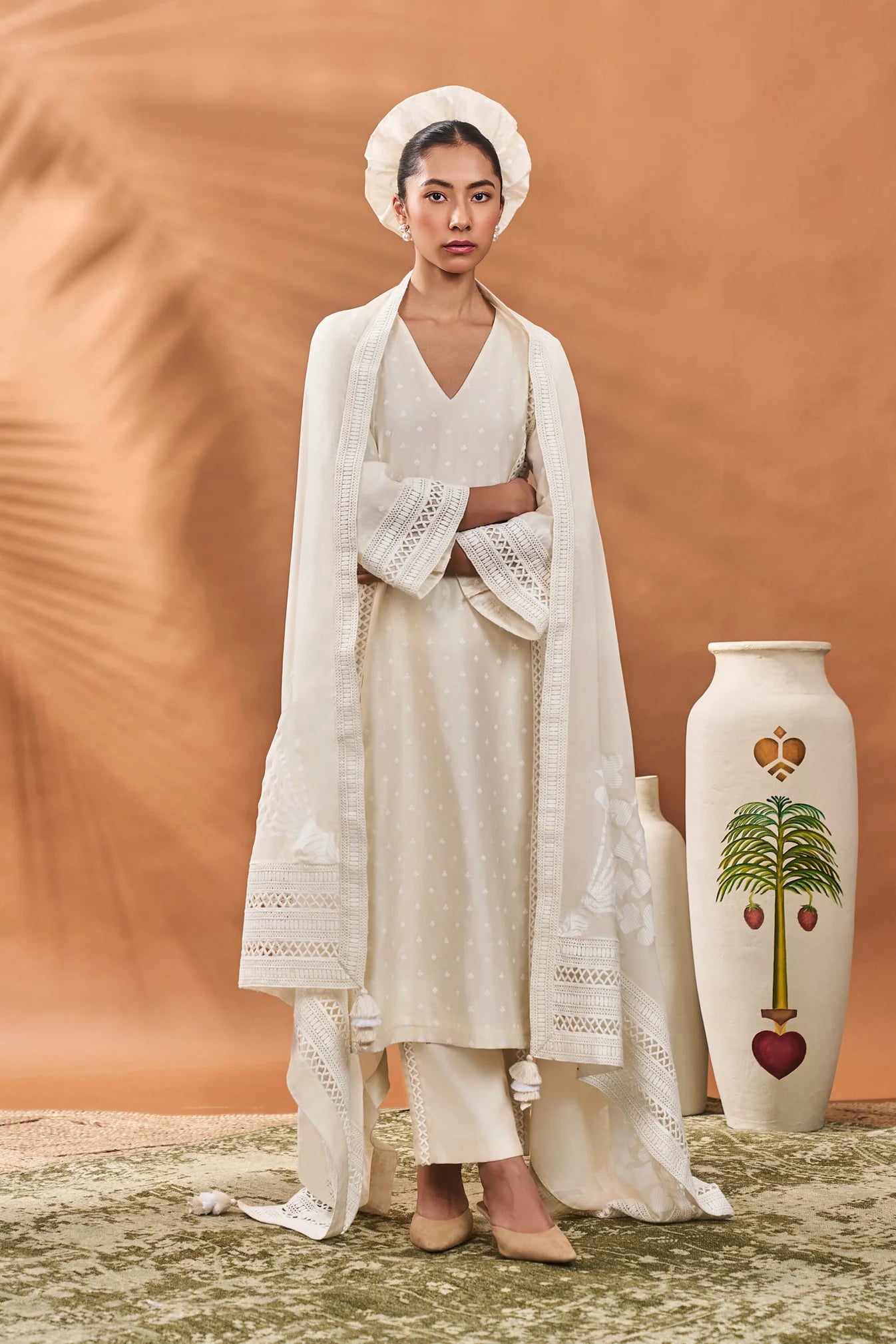 Ivory All Fours Kurta Set