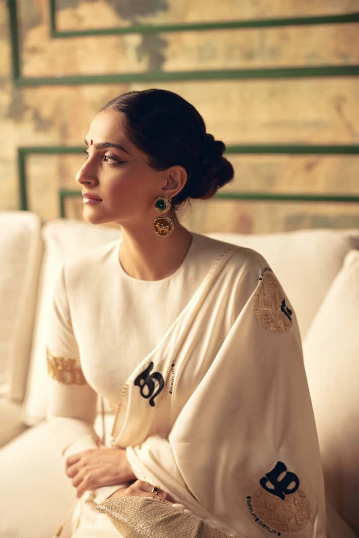 The Oh So Masaba Ivory Saree Set