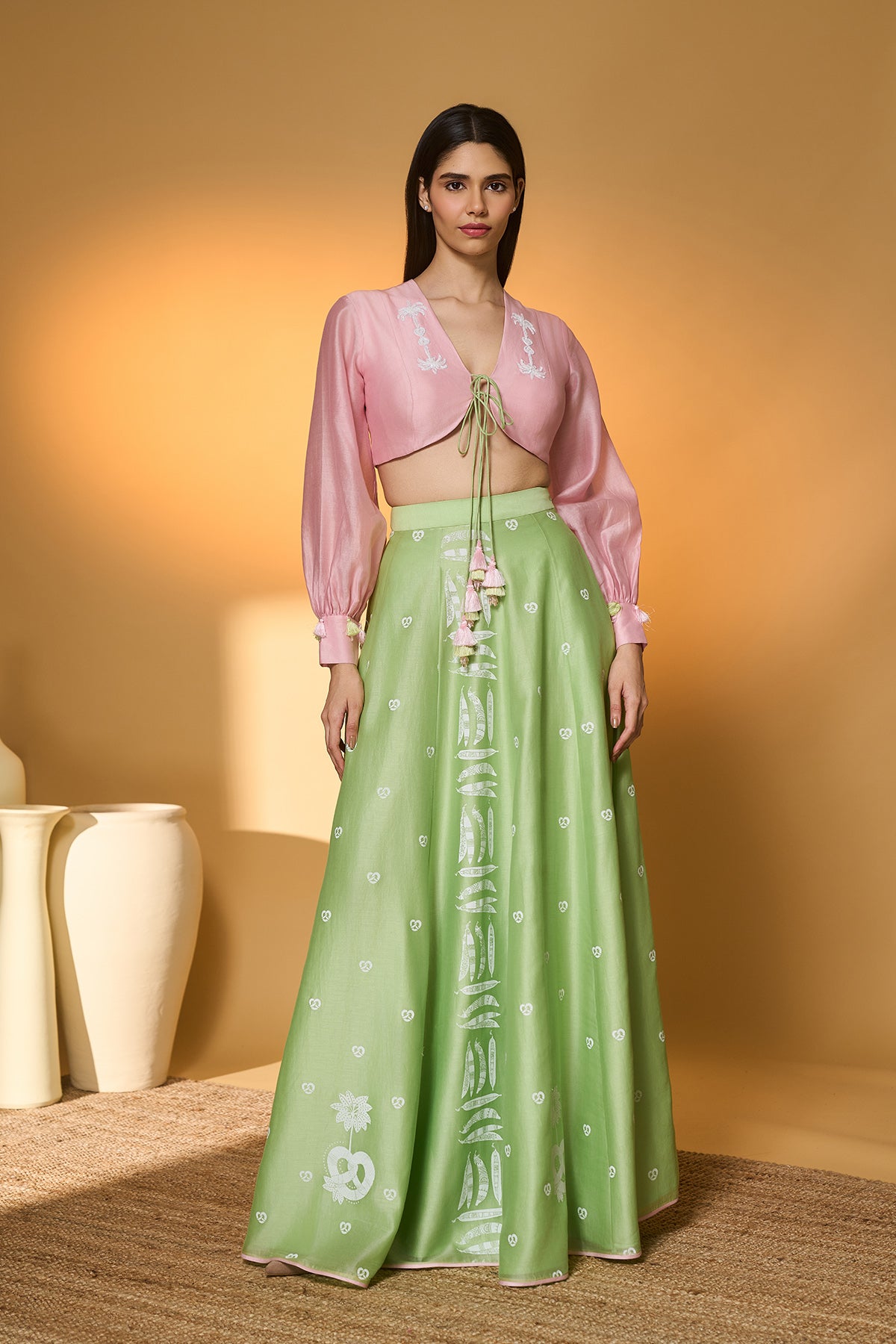 Totem Pod On Lunar Aisle Skirt Set