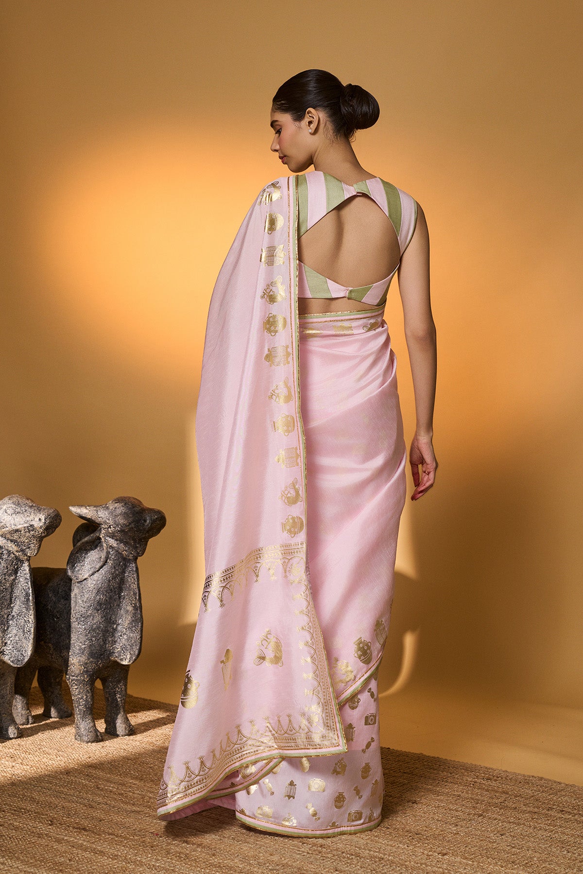 Baby Pink All Charms Saree