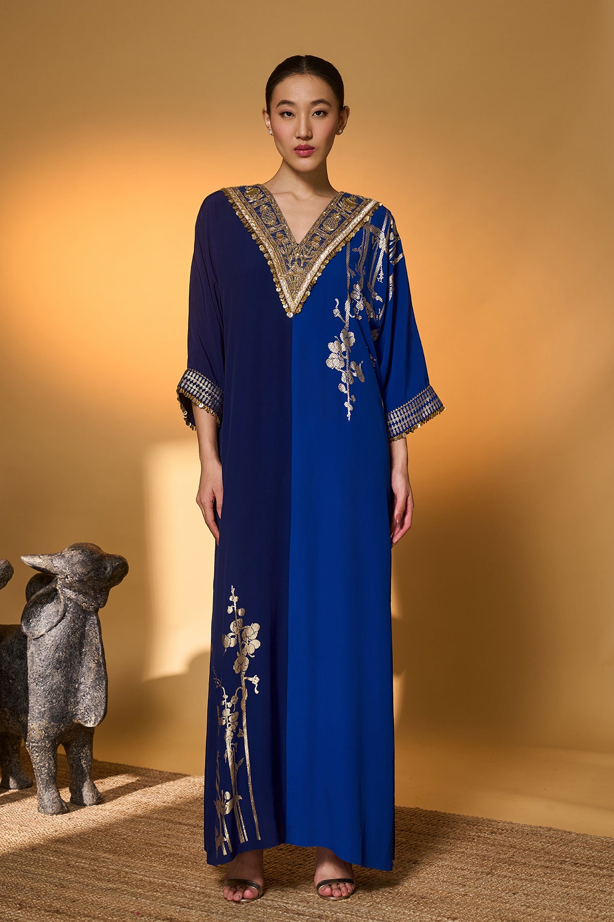 Blue Moonlight Melody Kaftan