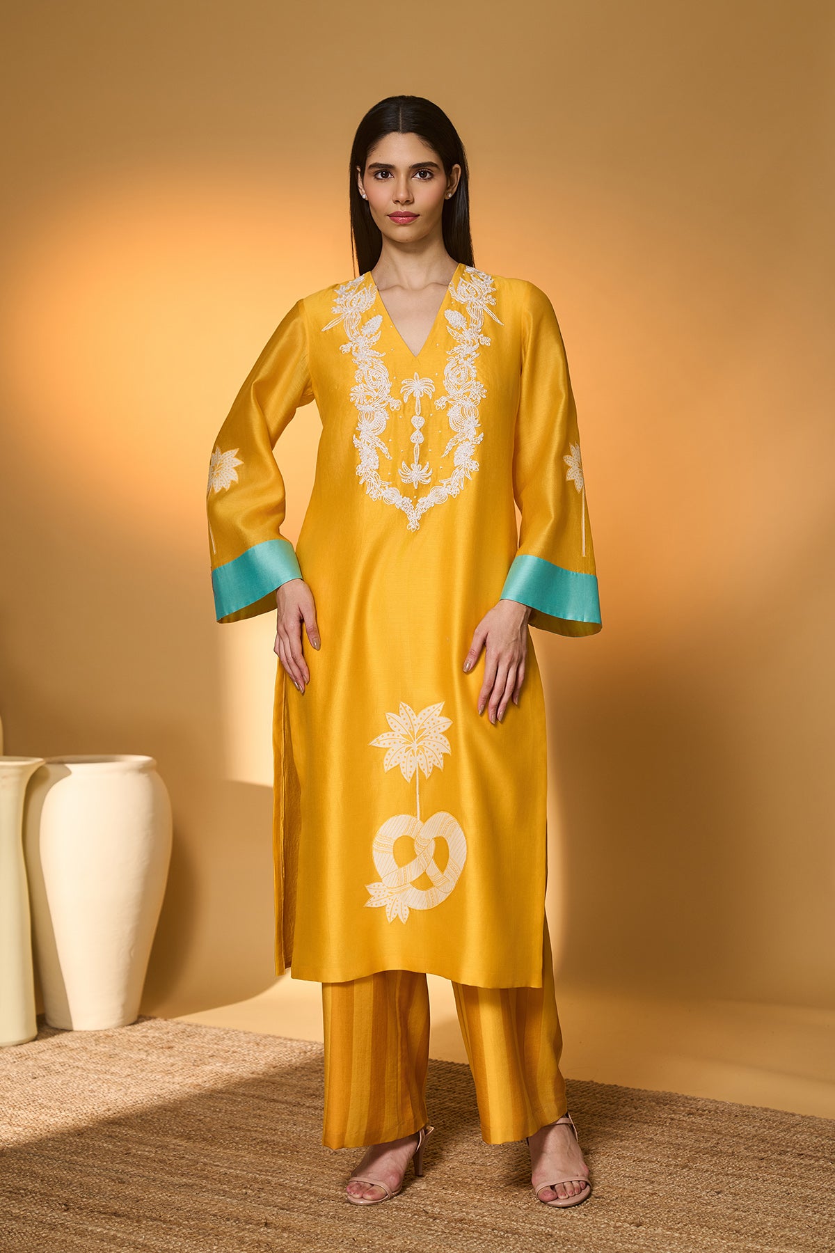 Yellow Jungle Bakery Kurta Set