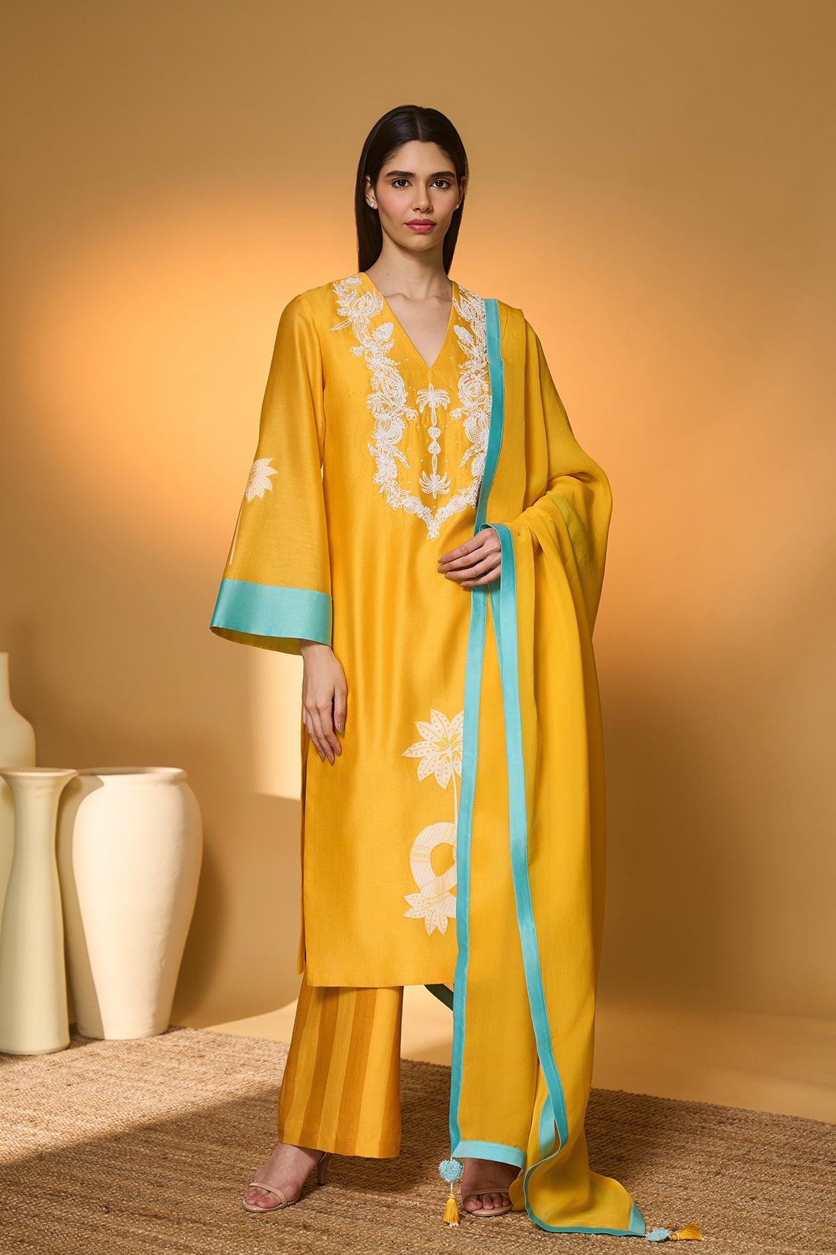 Yellow Jungle Bakery Kurta Set