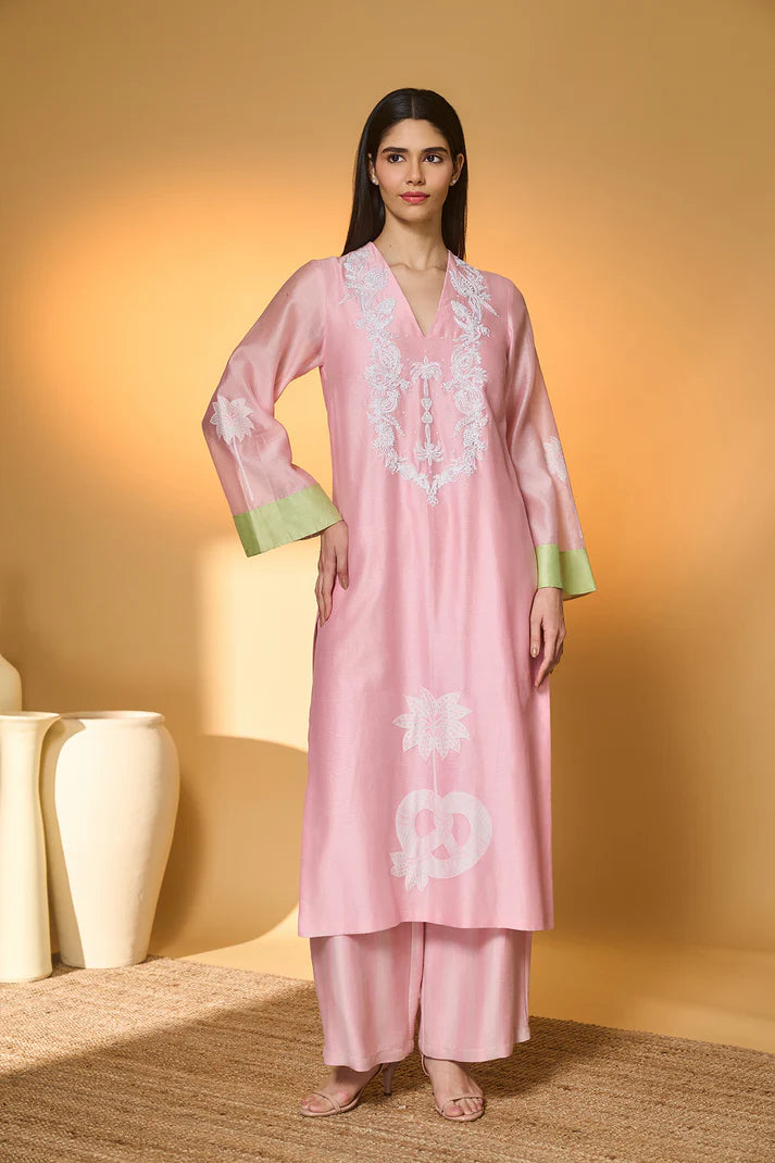 Pink Jungle Bakery Kurta Set
