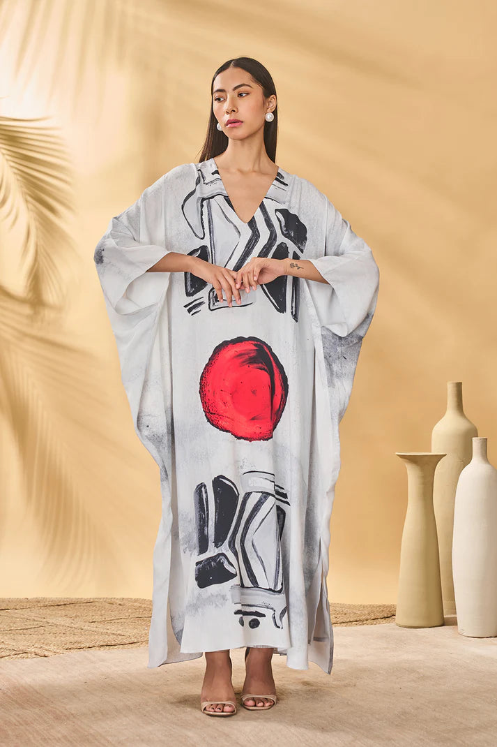 White Noise Kaftan
