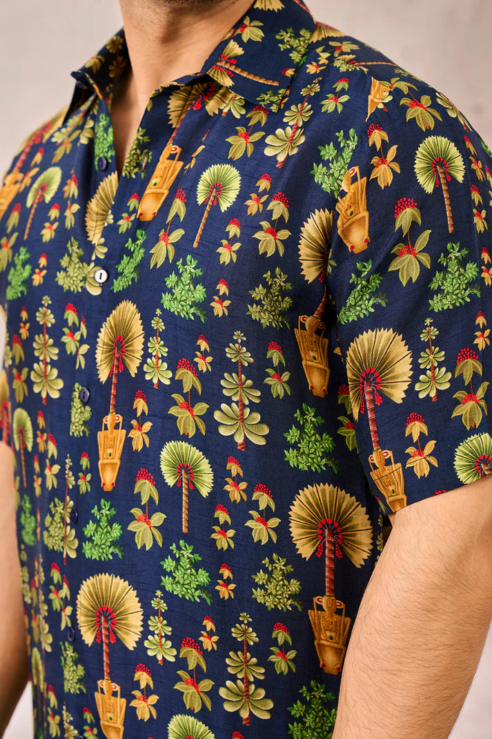 BLUE NOMADIC TRIBE SHIRT
