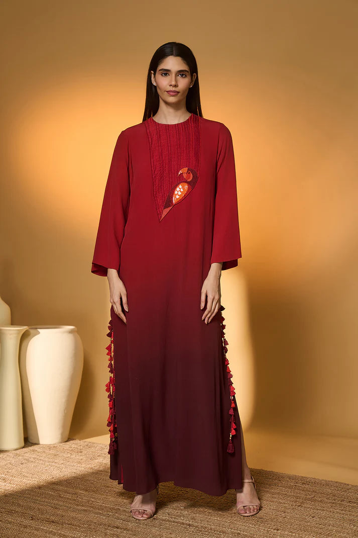 Scarletwing Flock Kaftan