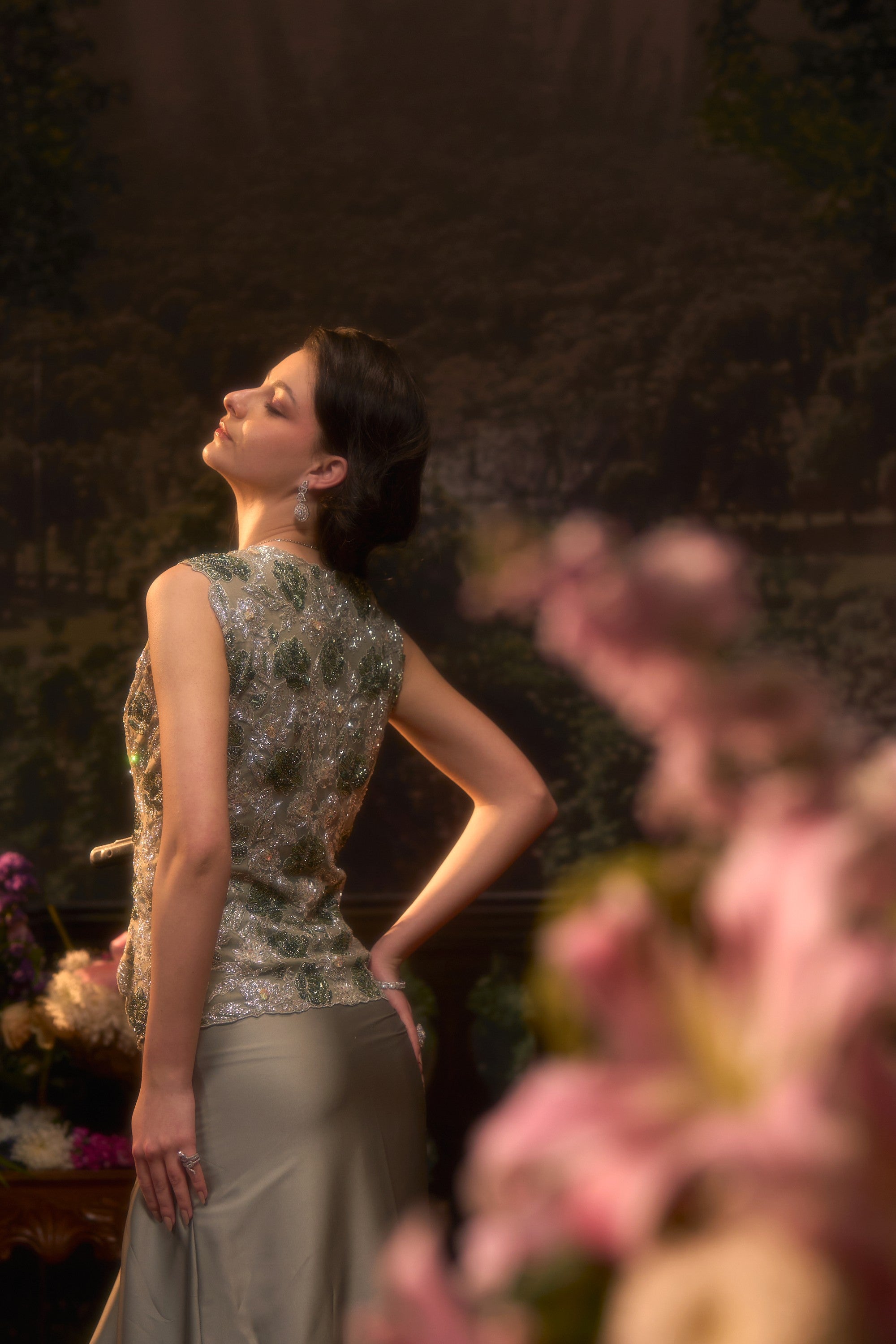 ZAHRA Jacket & Drape Skirt Set