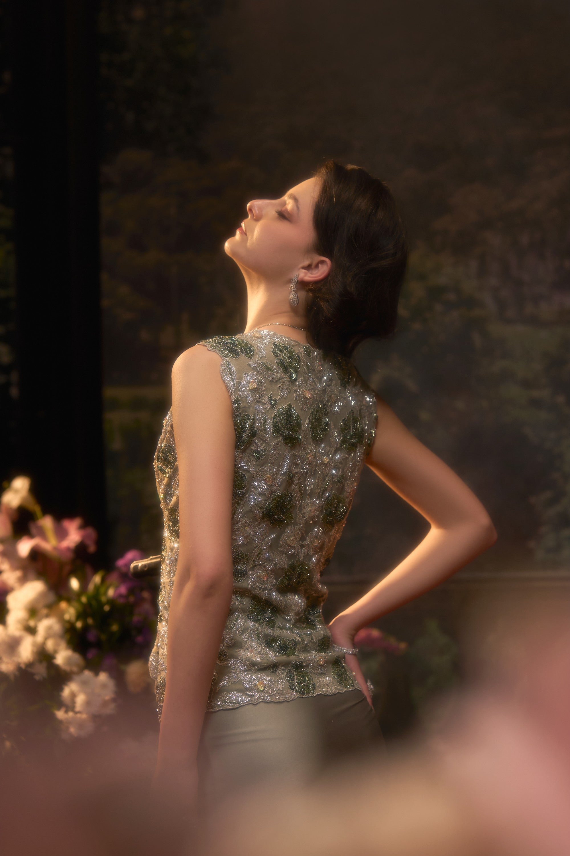 ZAHRA Jacket & Drape Skirt Set