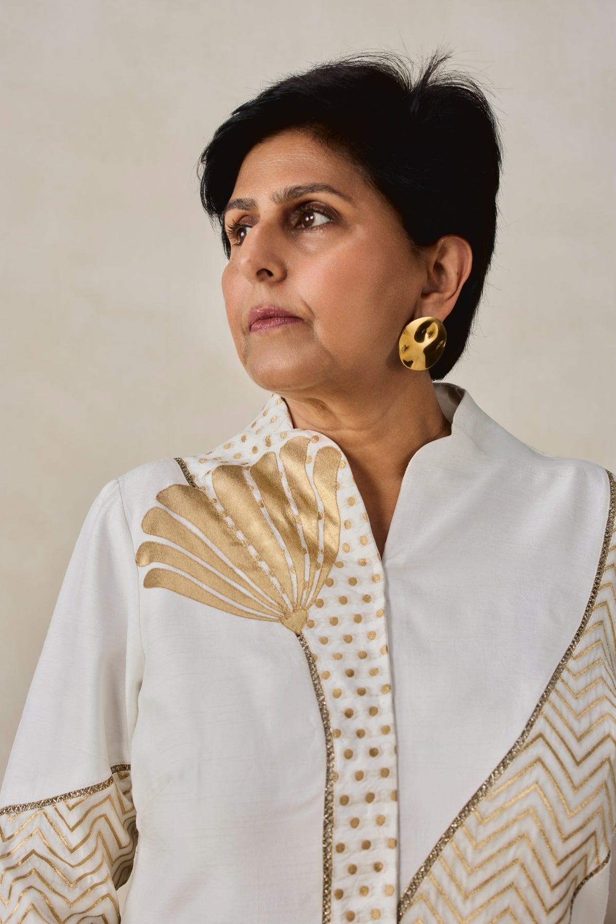 Chanderi Short Jacket Style Kurta With Pant Set