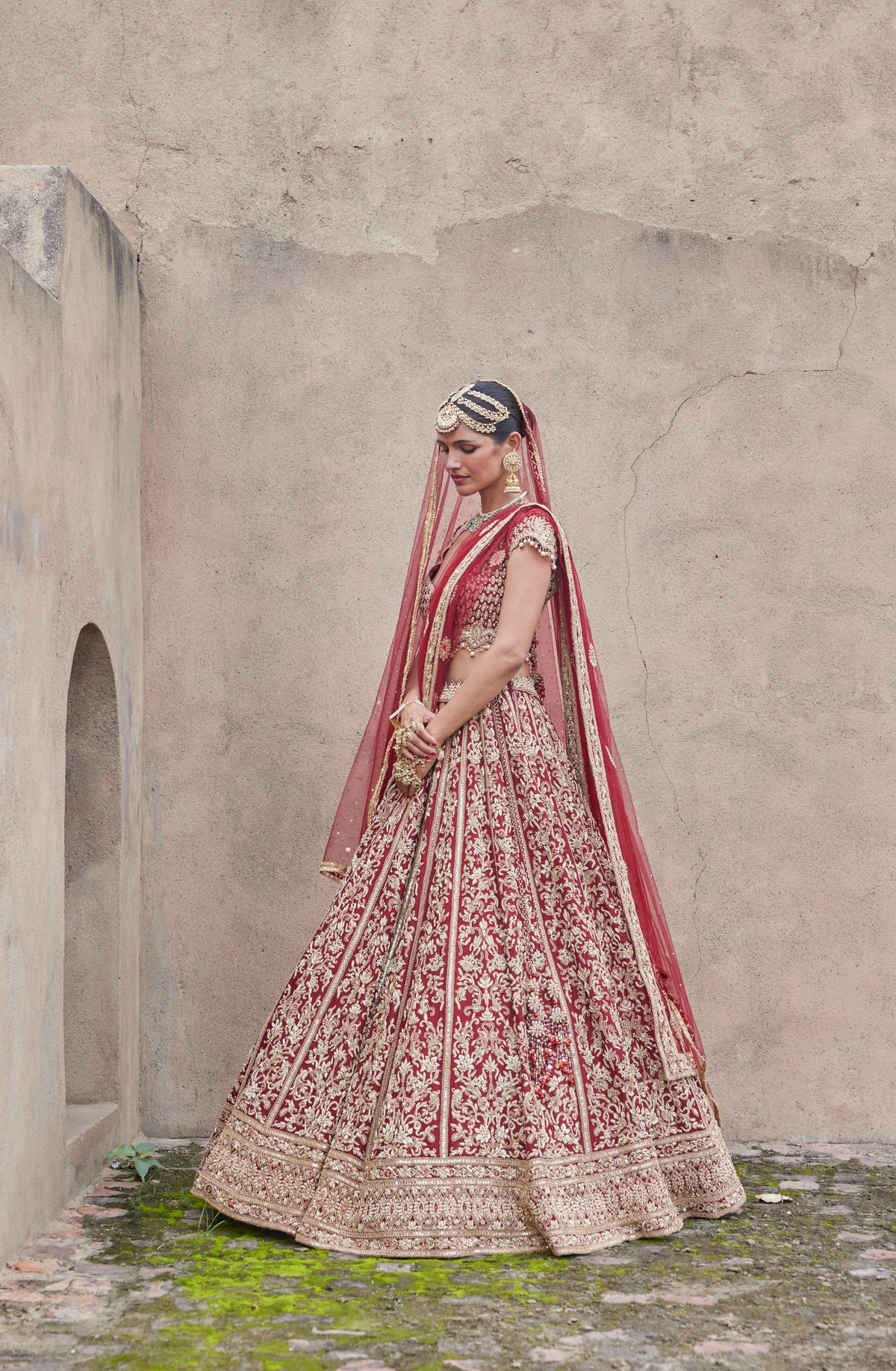 Velvet Zardozi Lehenga