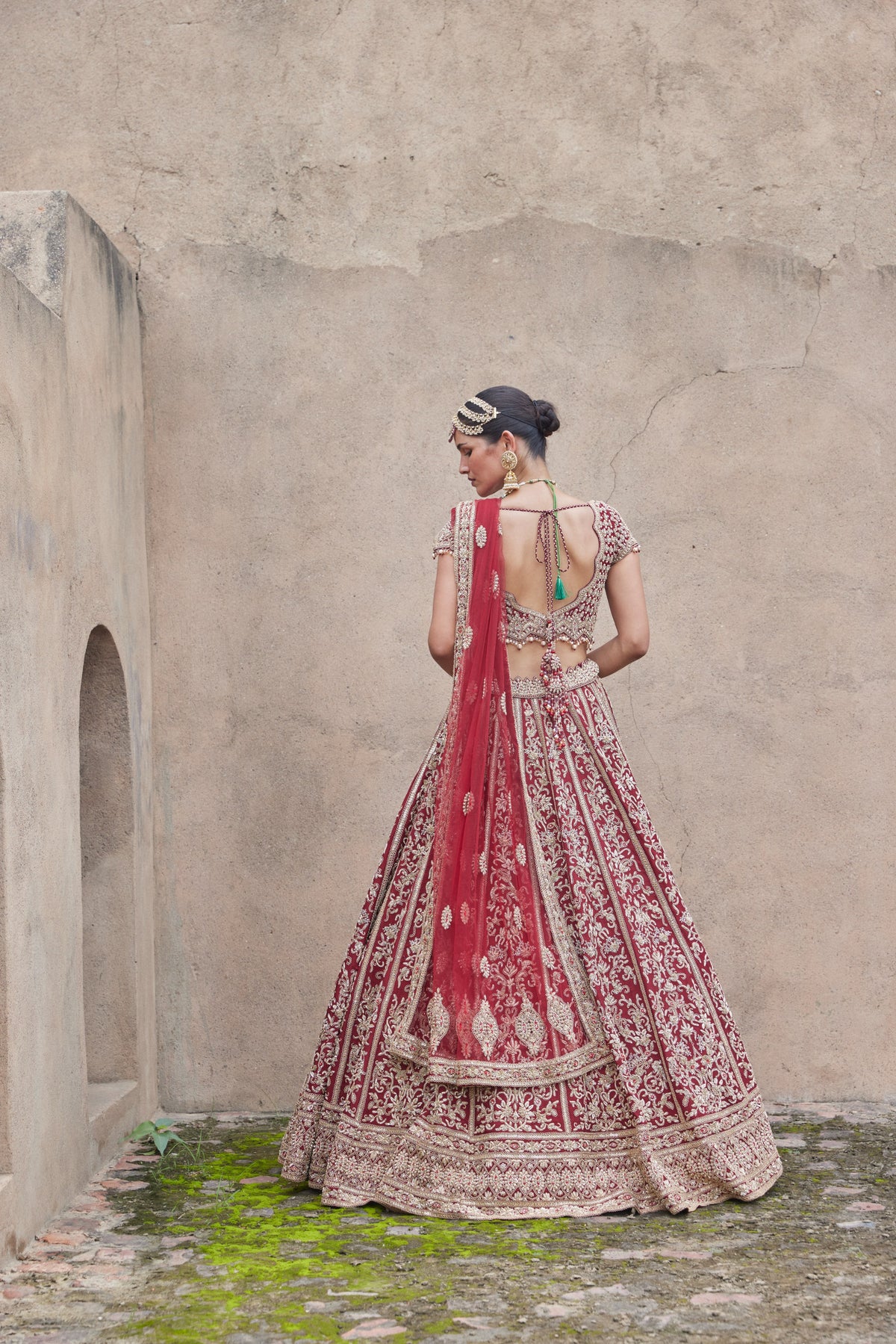 Velvet Zardozi Lehenga