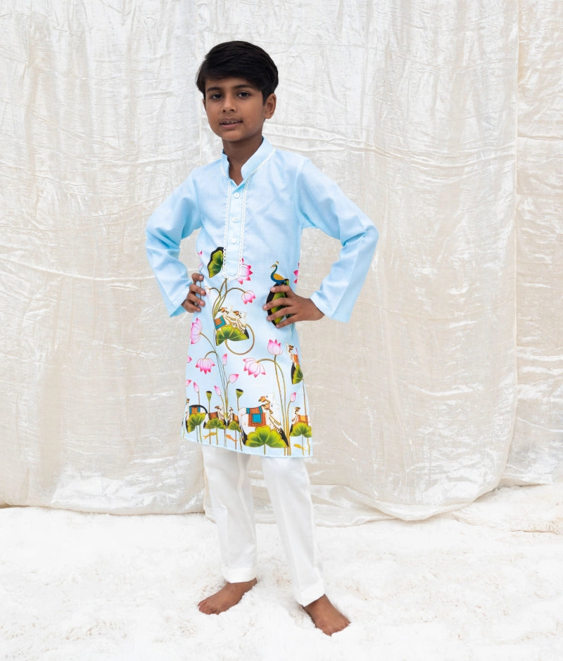 Lottes Printed Kurta with Pant