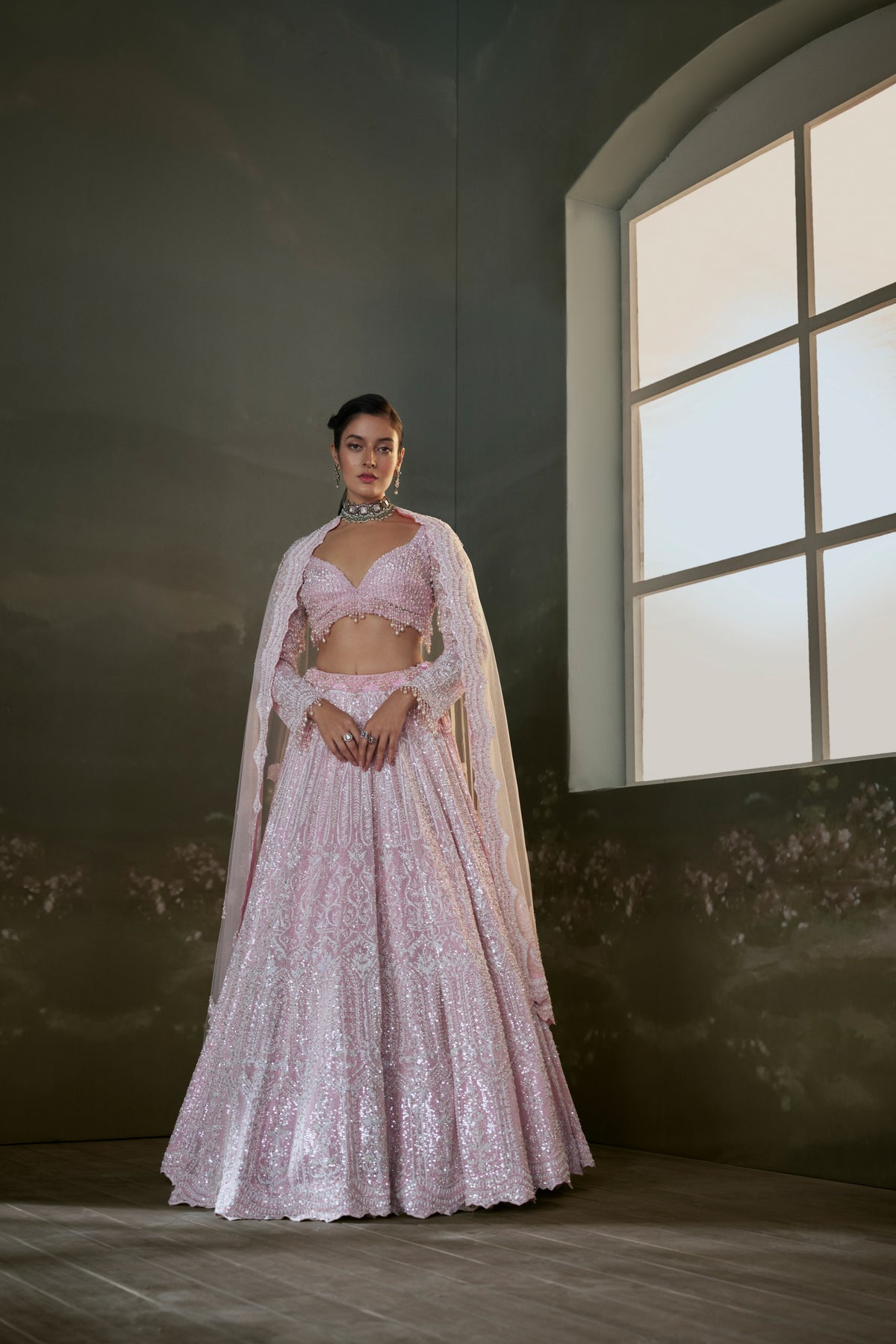 Pink Lehenga Choli Set