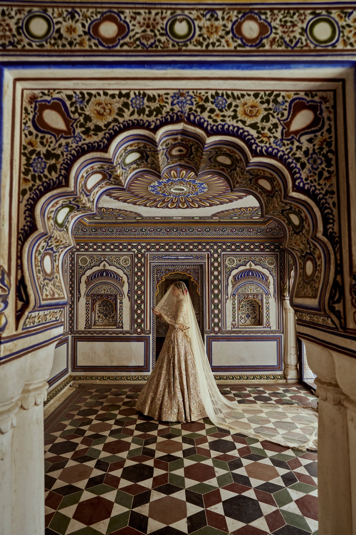 Champagne Sitara Lehenga