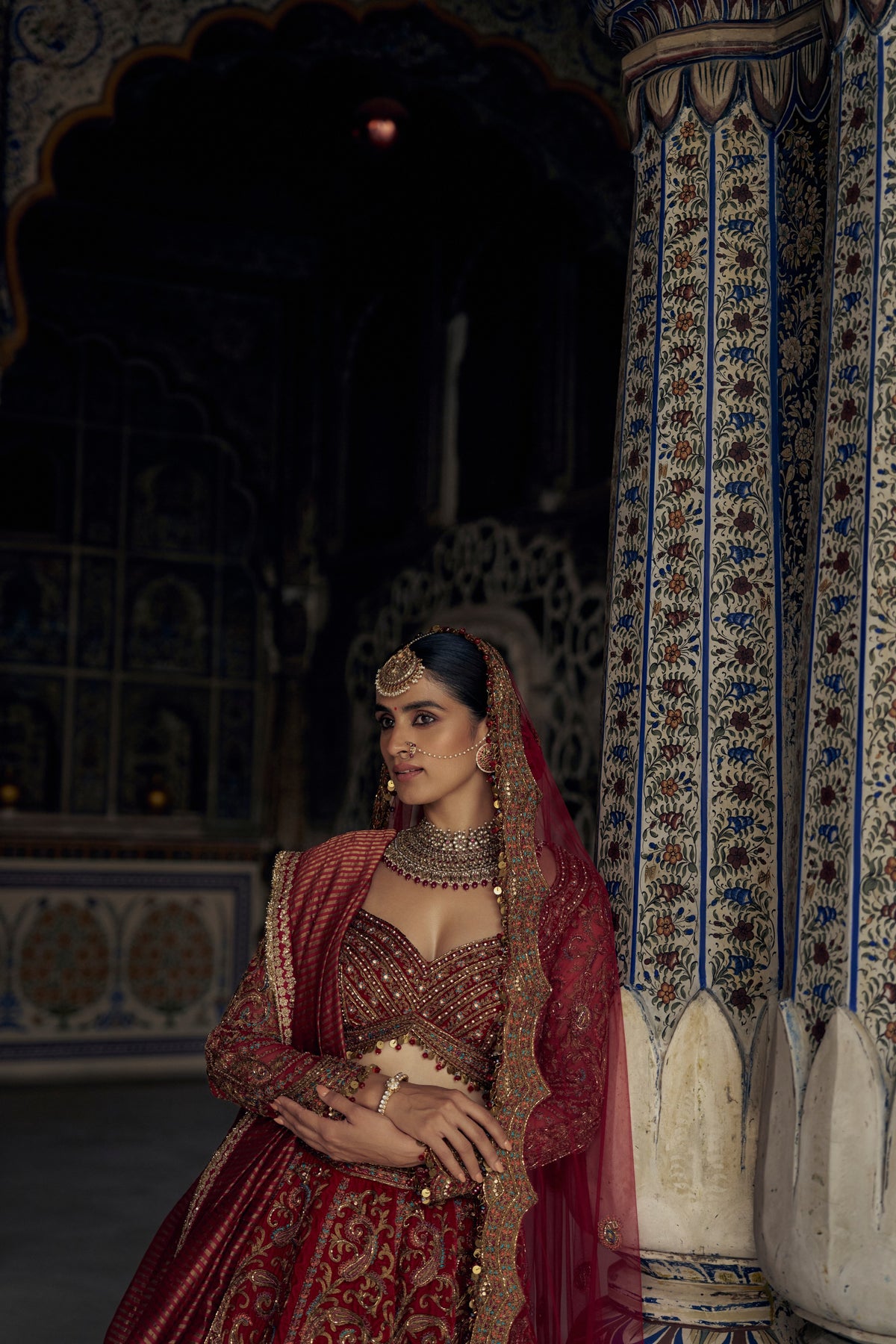 Red Ruh Lehenga