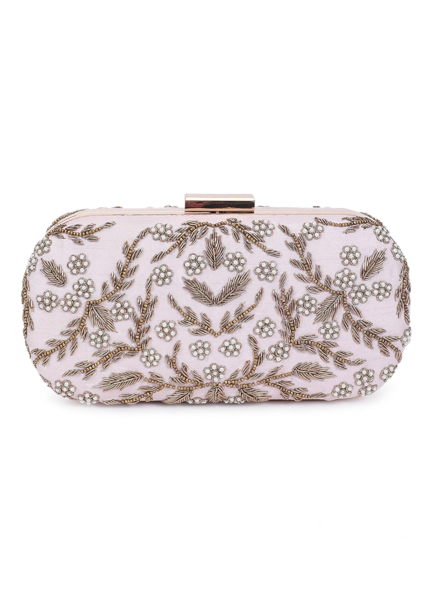 Graceful pink clutch