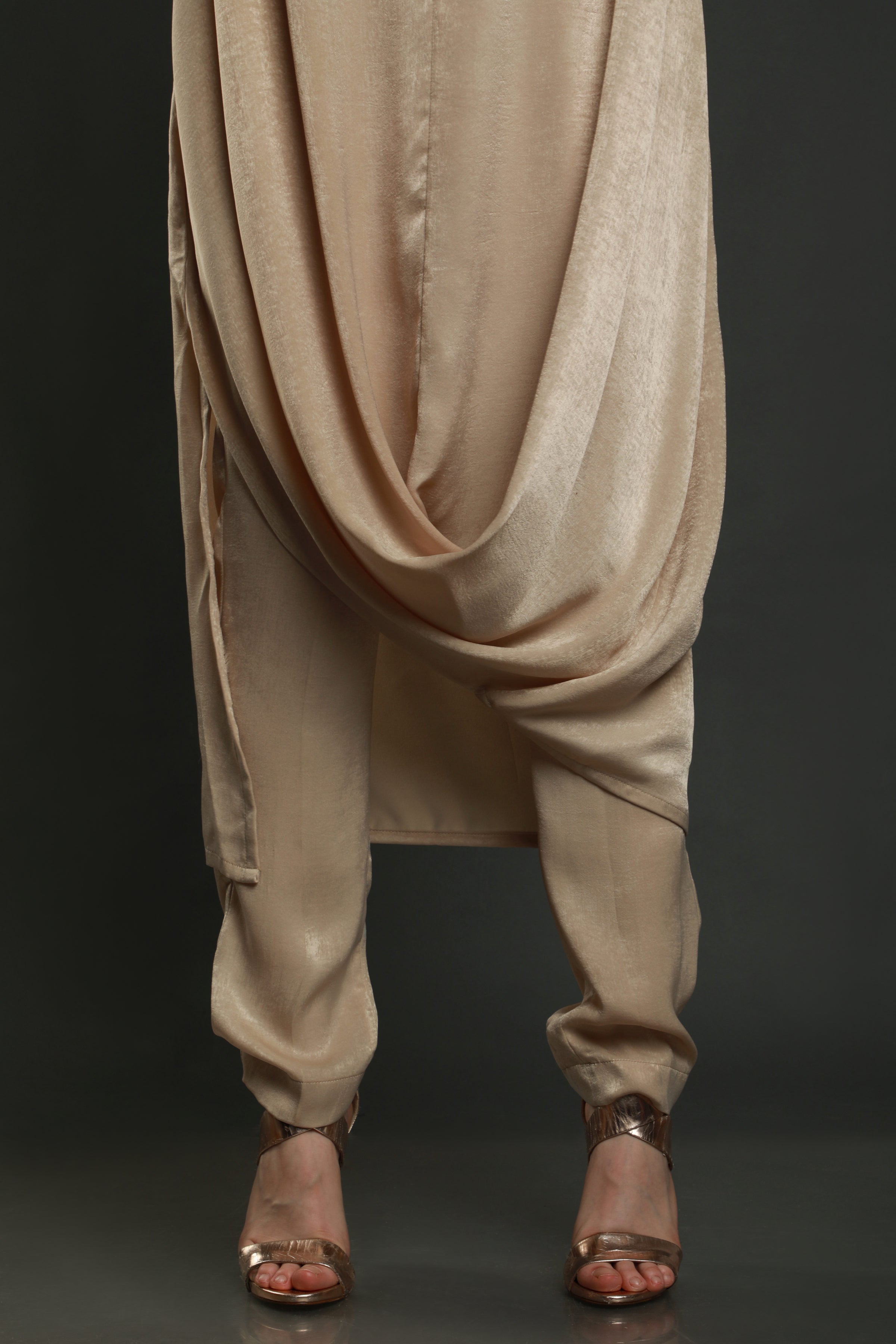 Barca Sand Drape tunic with pants