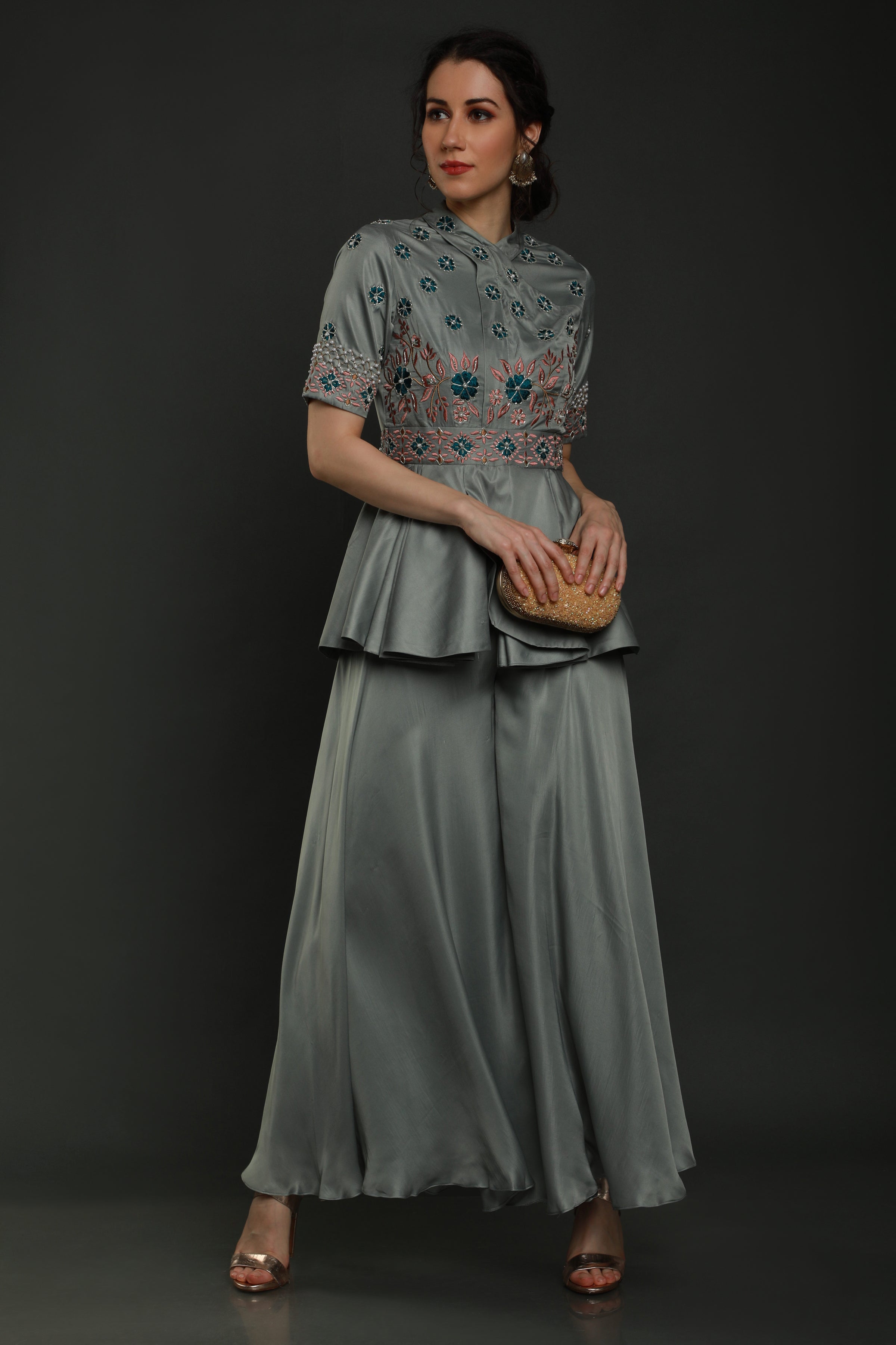 Iris Peplum jumpsuit