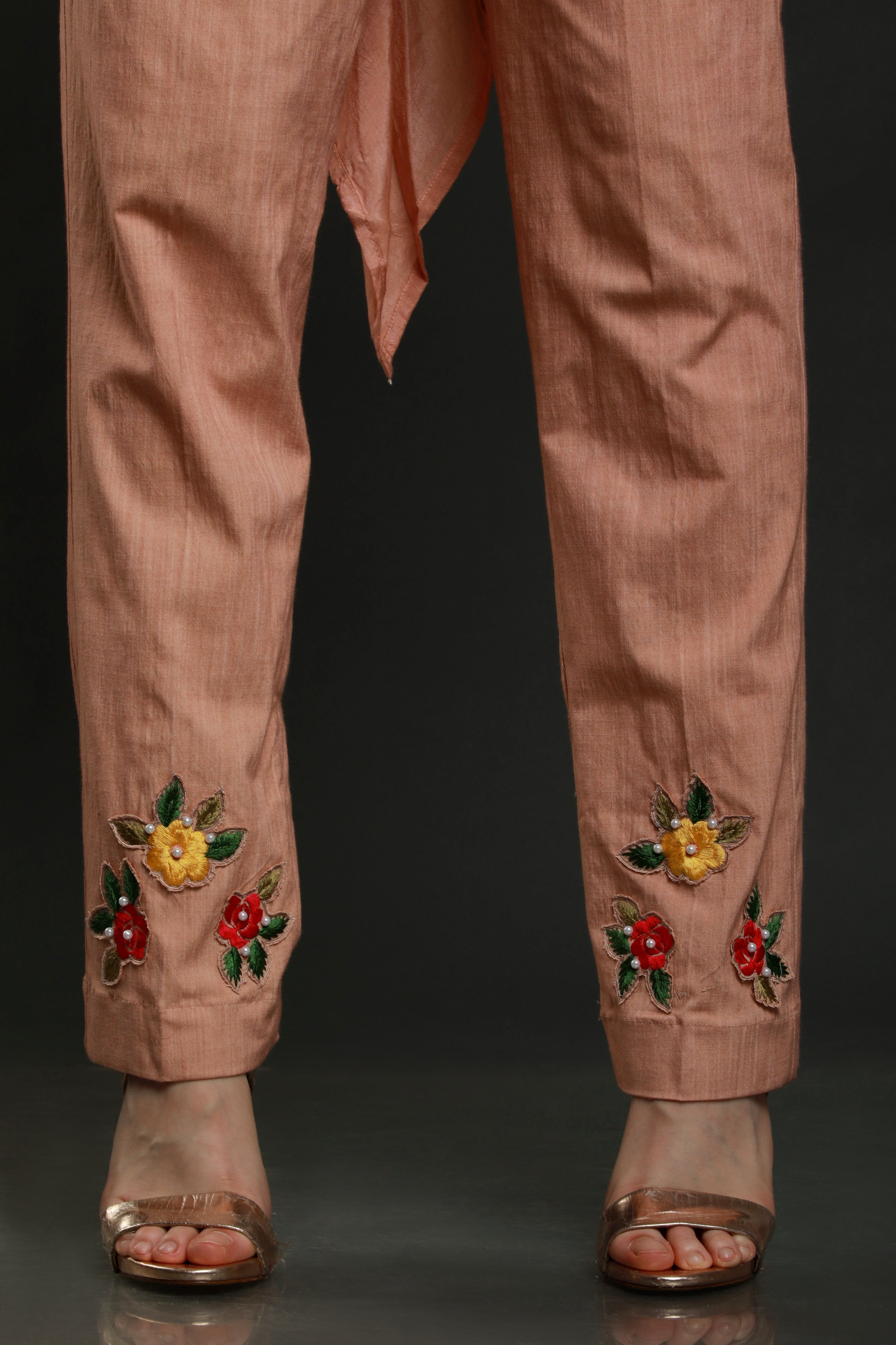 Myra Asymmetrical tunic with lycra pants