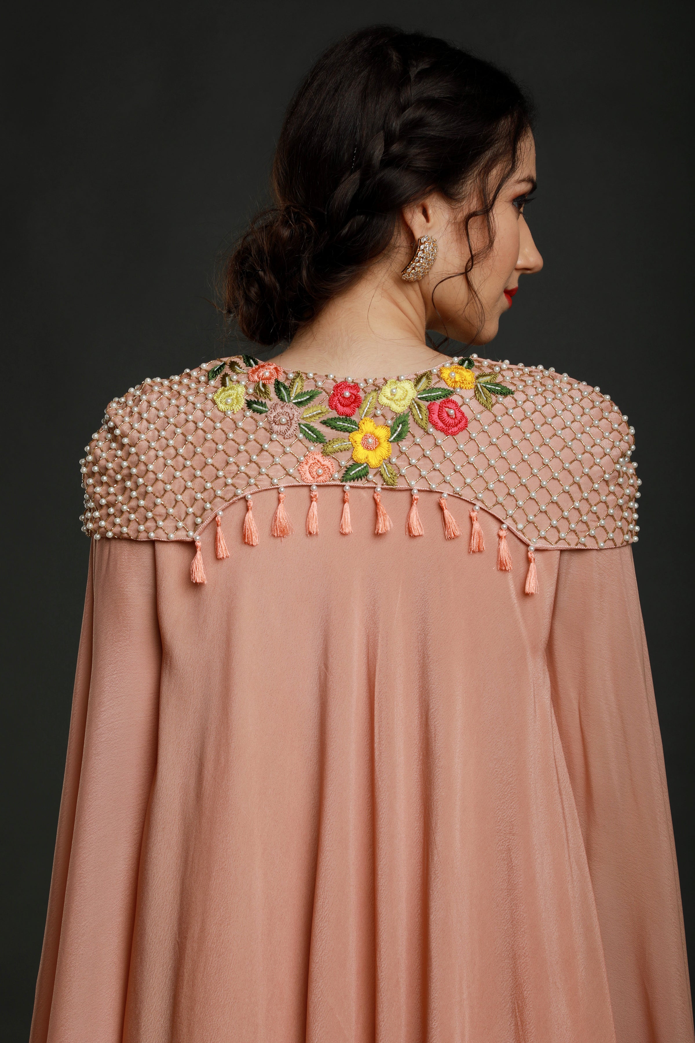 Myra Asymmetrical tunic with lycra pants