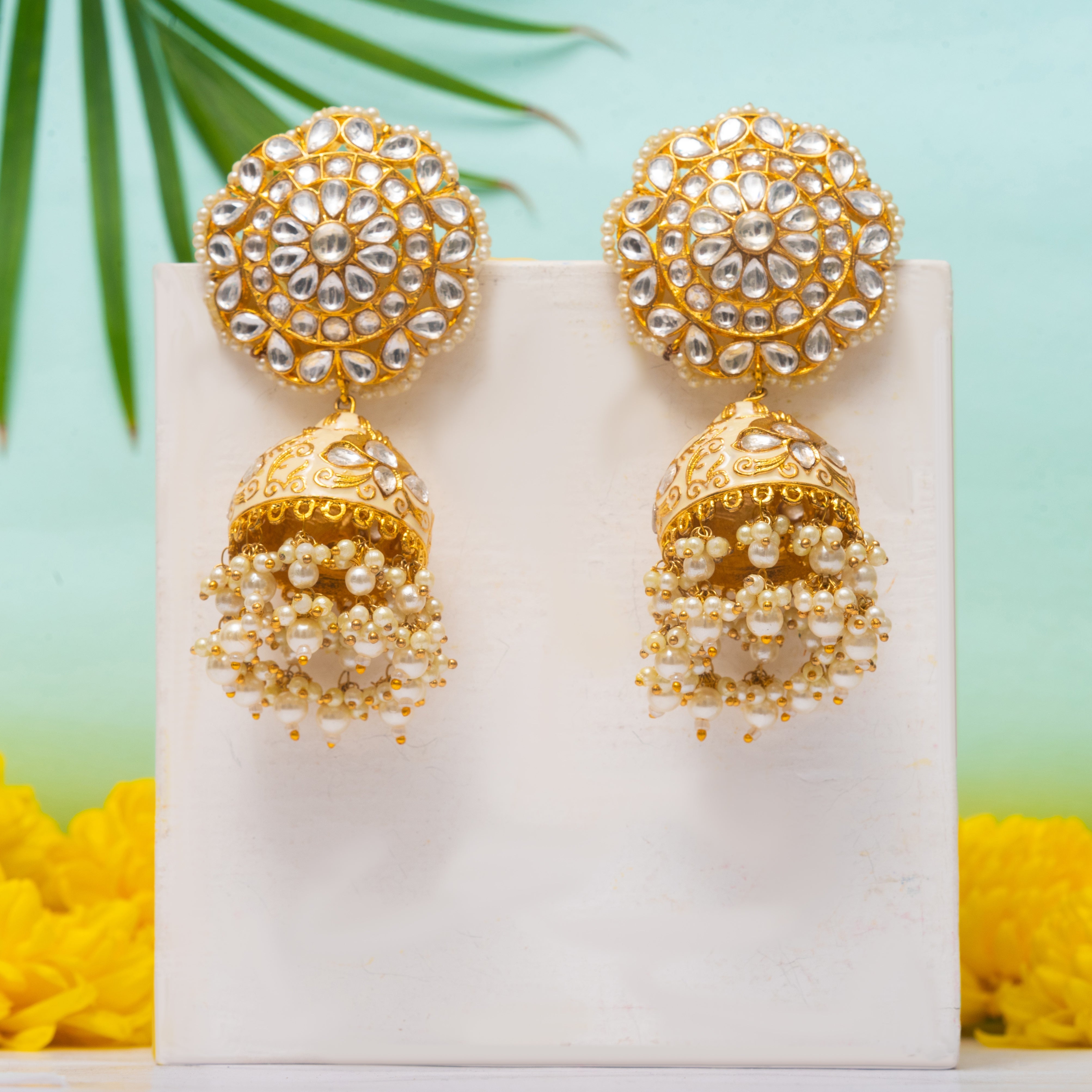 Gurleen Kundan Earrings
