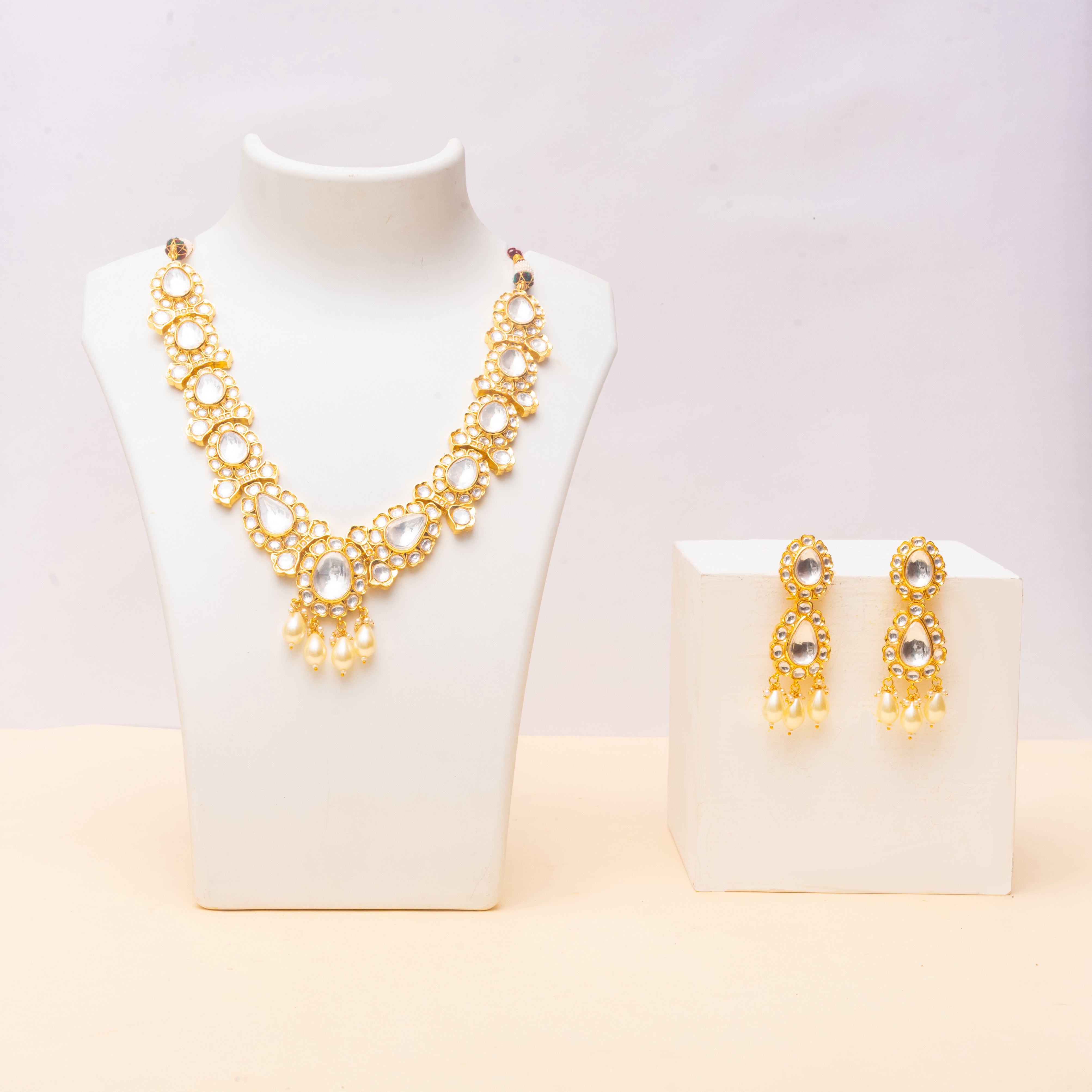 Kundan necklace Set