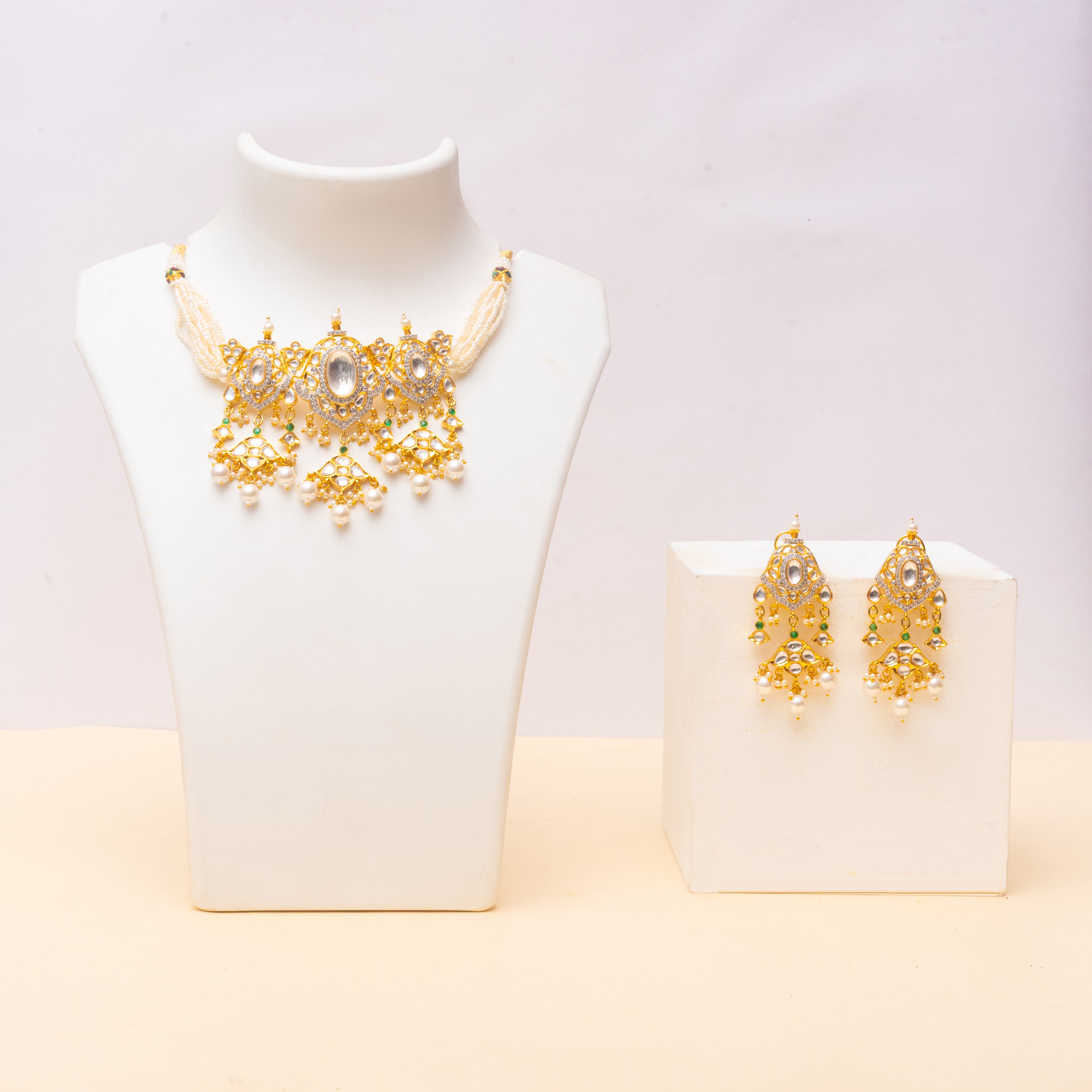 Kundan choker Set