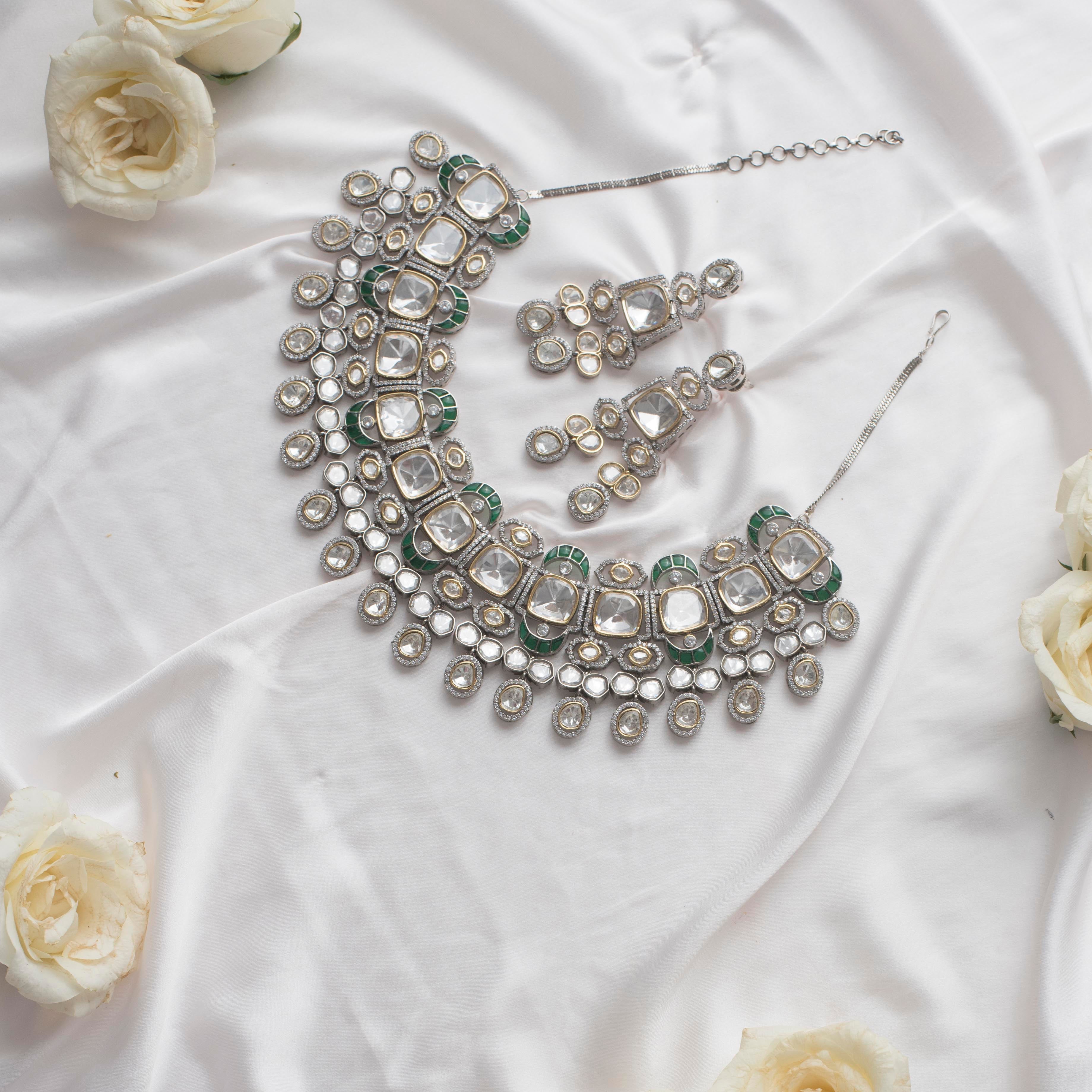 Polki necklace set