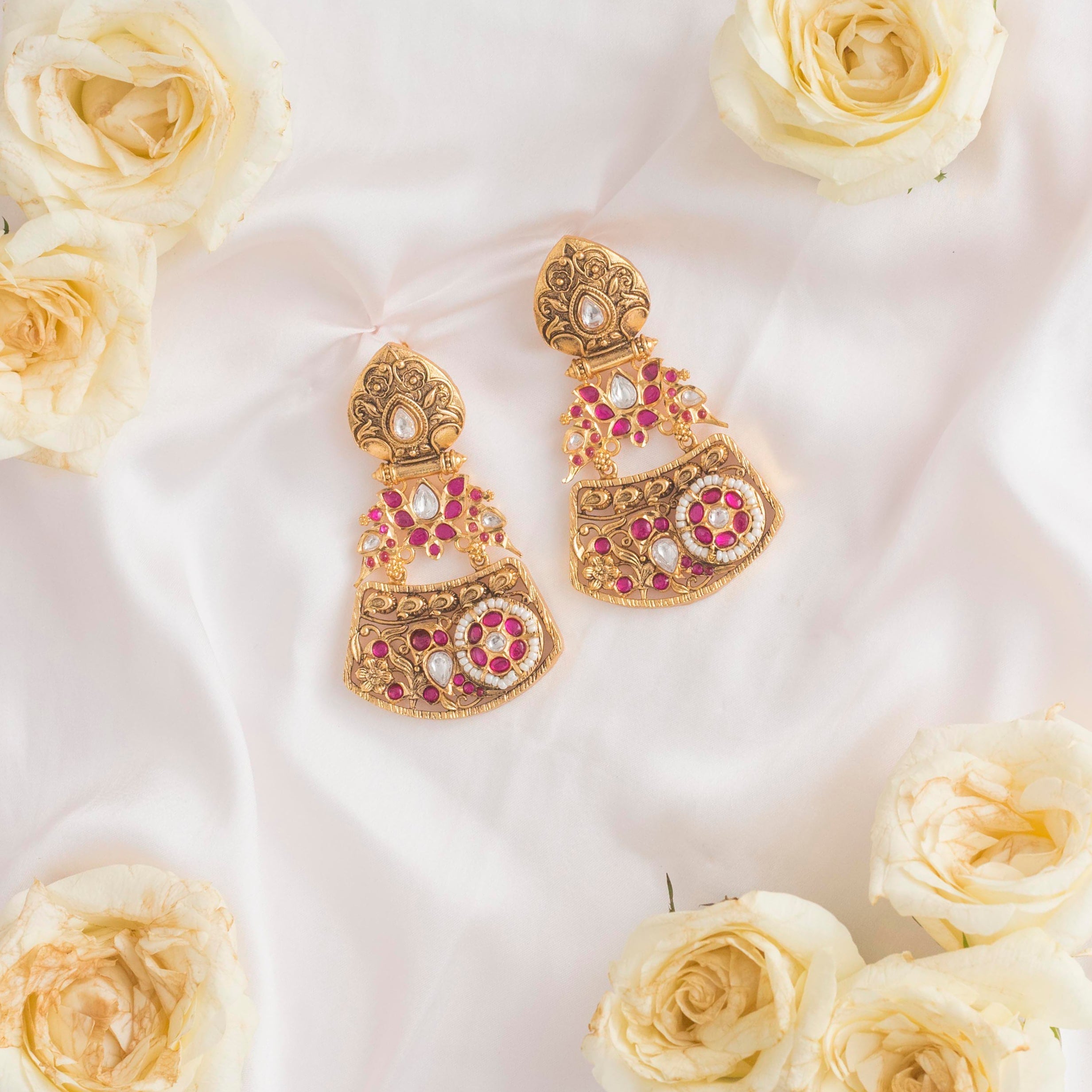 Gayu Kundan Earrings