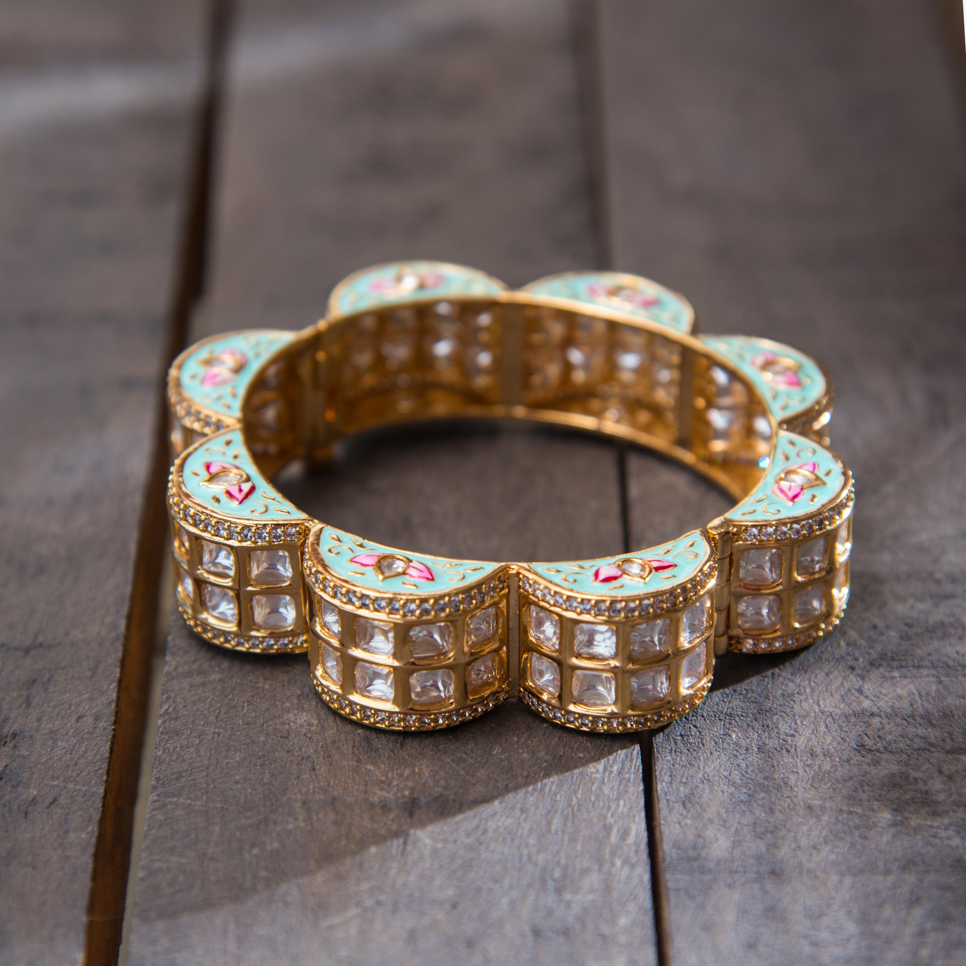 Bhawna Meena Kundan Bracelet