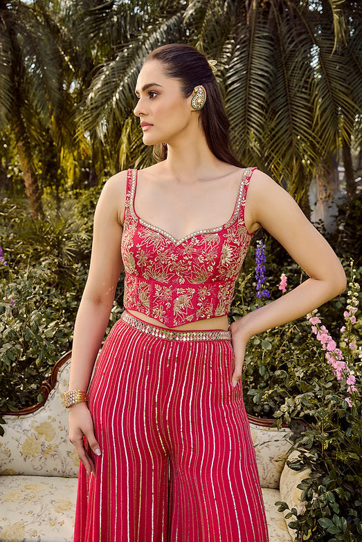 Intense Pink Pant Set