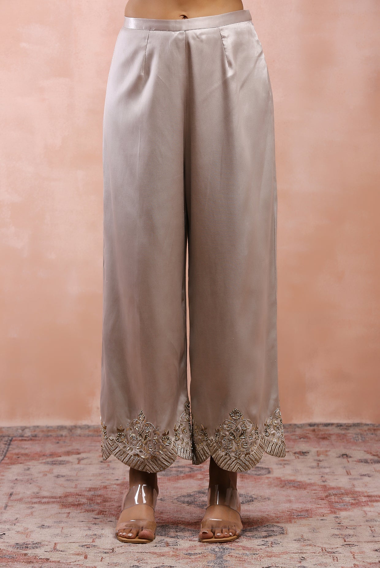 GREY BAGH EMBRIODERED KURTA WITH PANT AND DUPATTA
