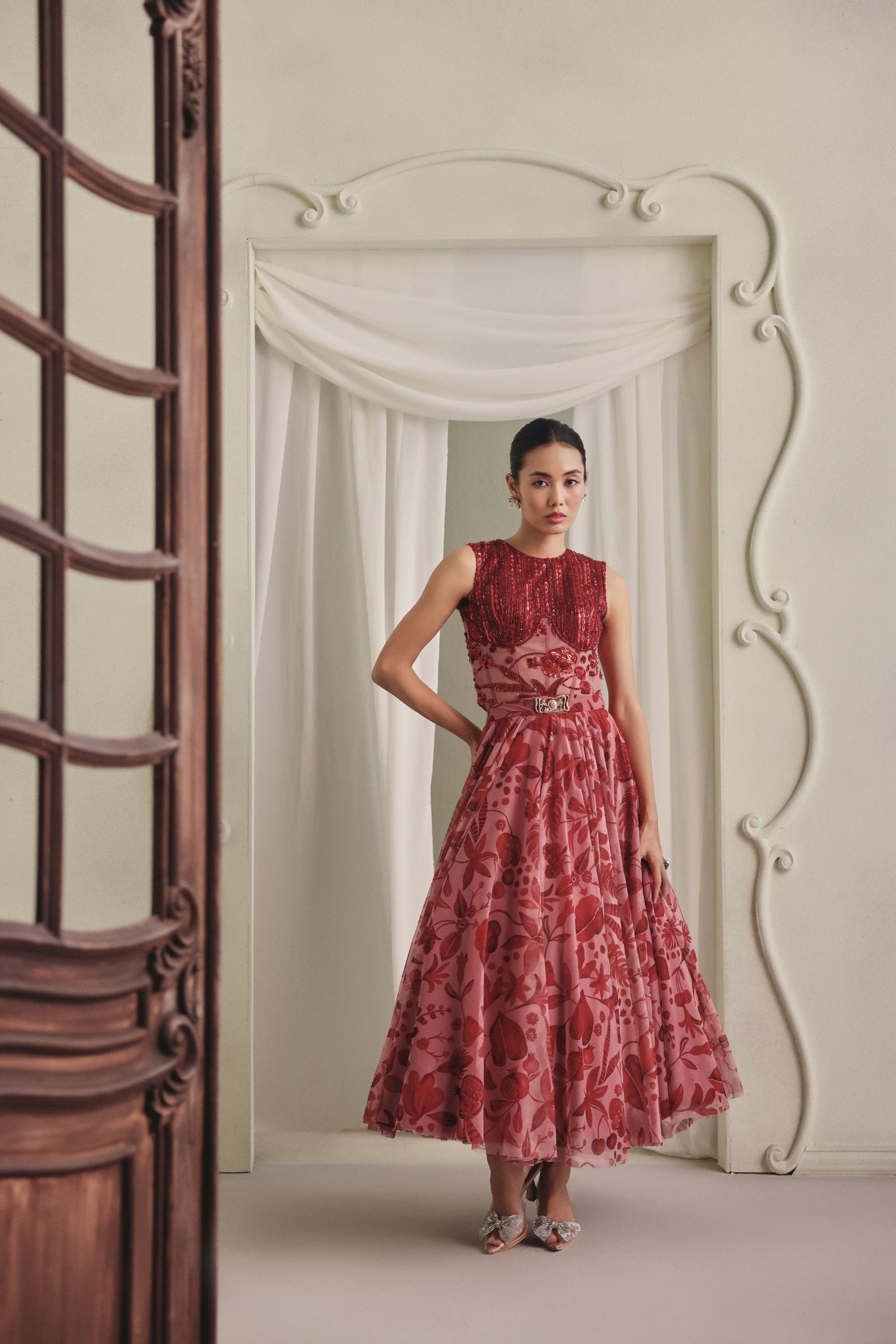 Scarlet Corset Skirt Set
