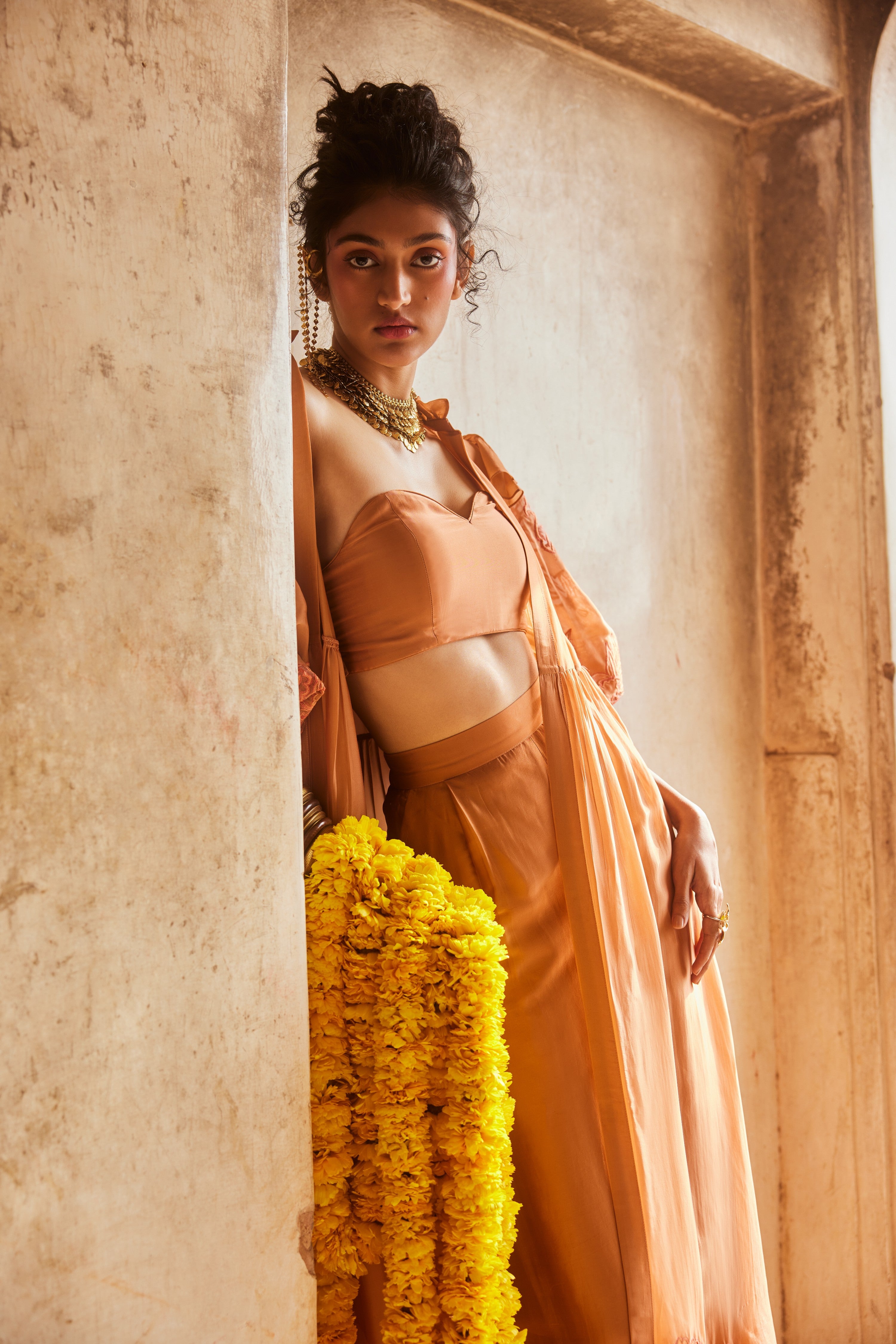 ANASTASIA JACKET SET – PEACH