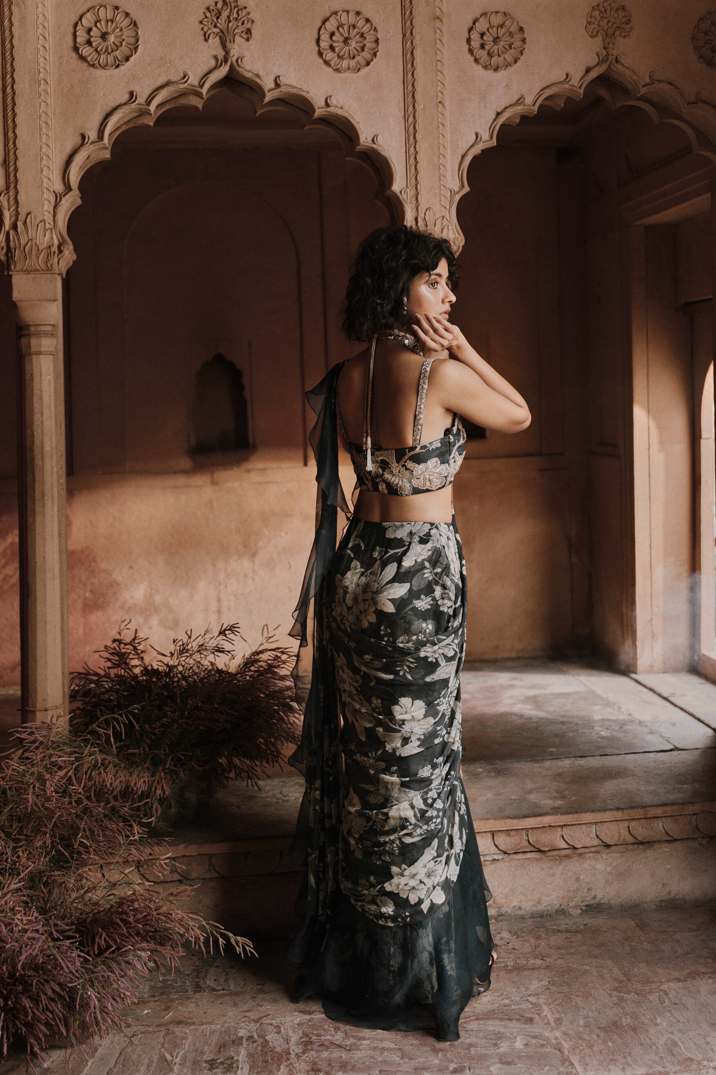 LAINE SAREE SET