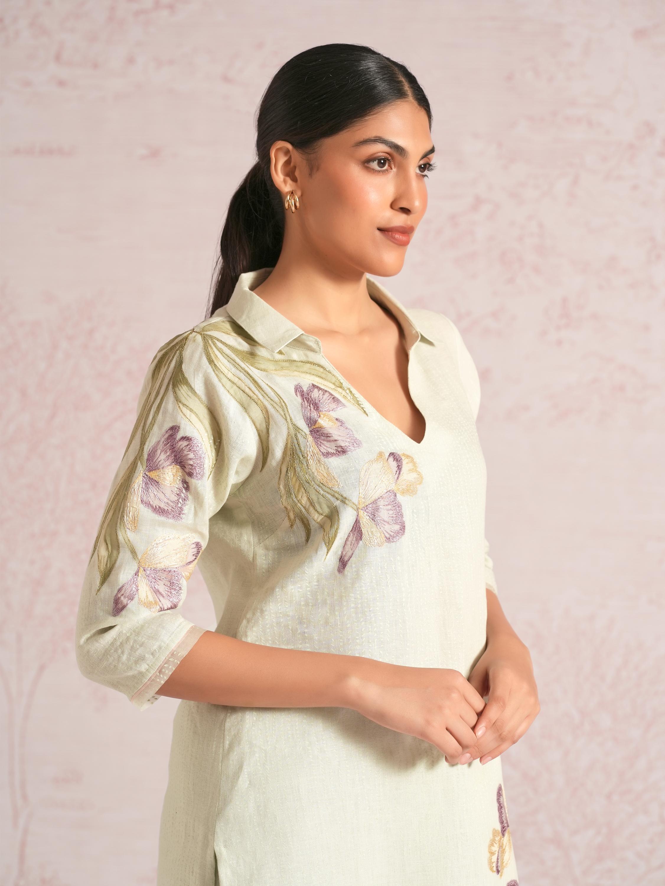 Painted Petals Kurta set