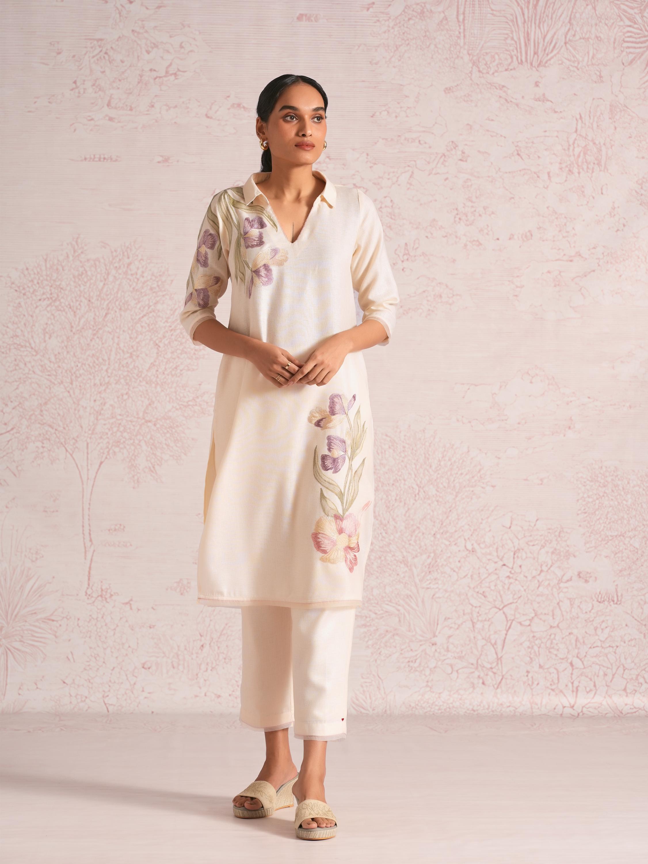 Painted Petals Kurta set