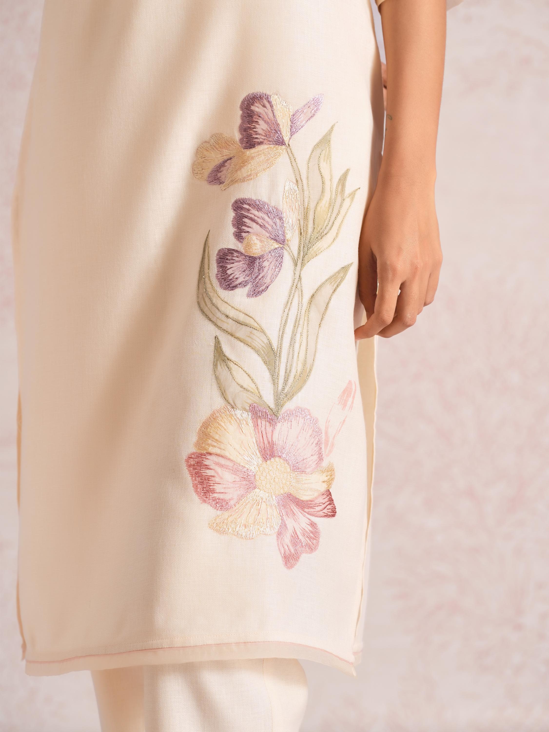 Painted Petals Kurta set