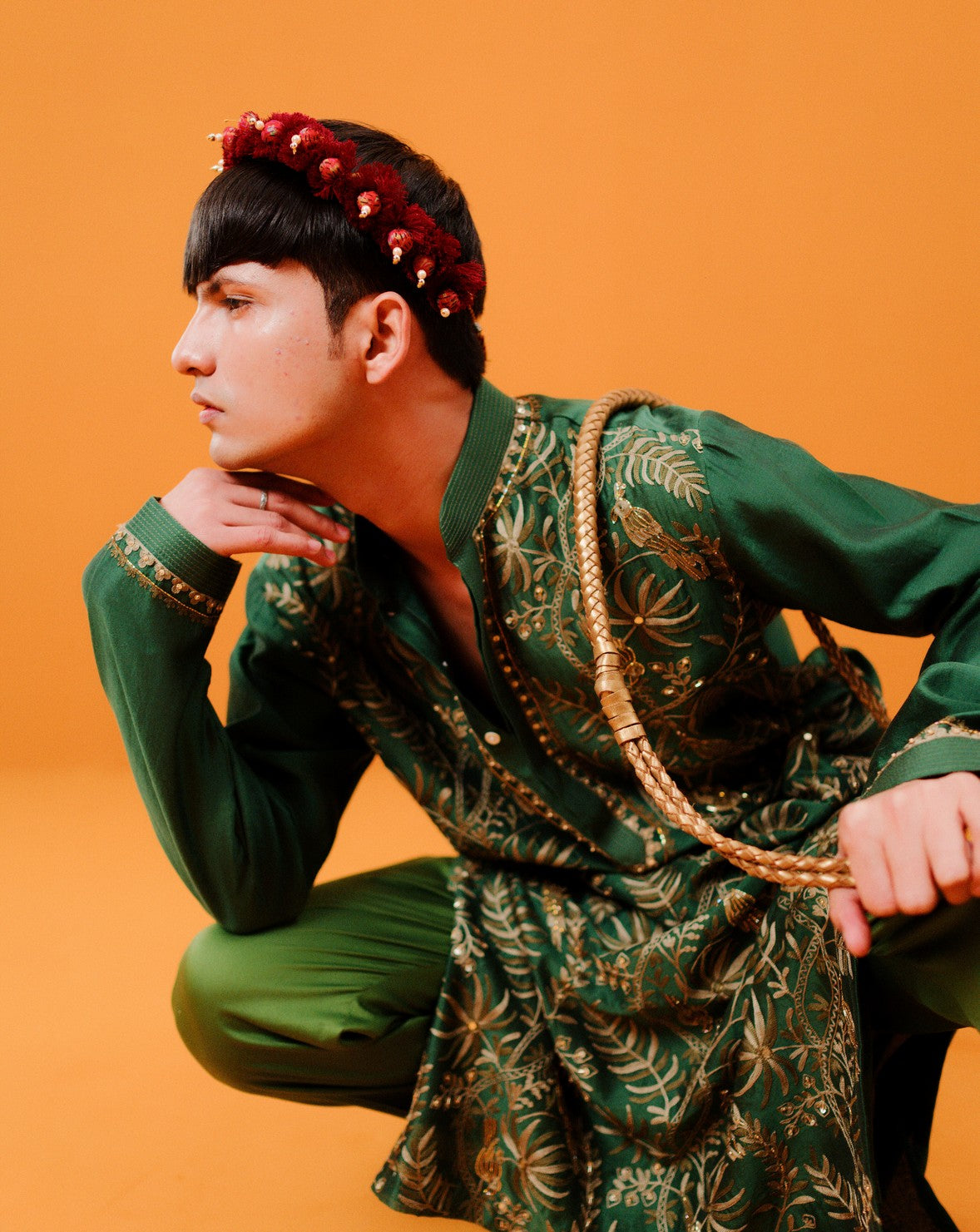 Parrot Paradise Kurta Set