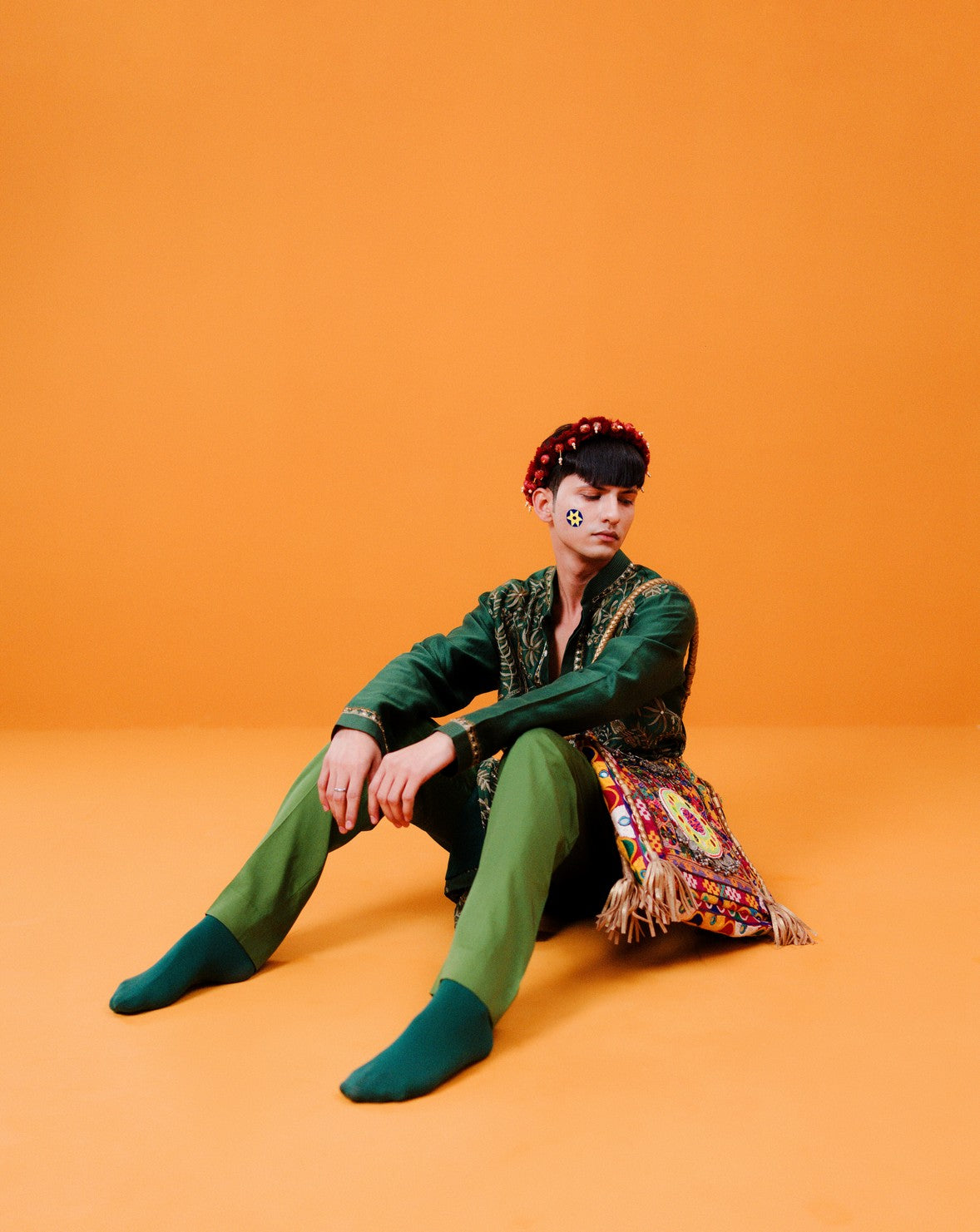 Parrot Paradise Kurta Set