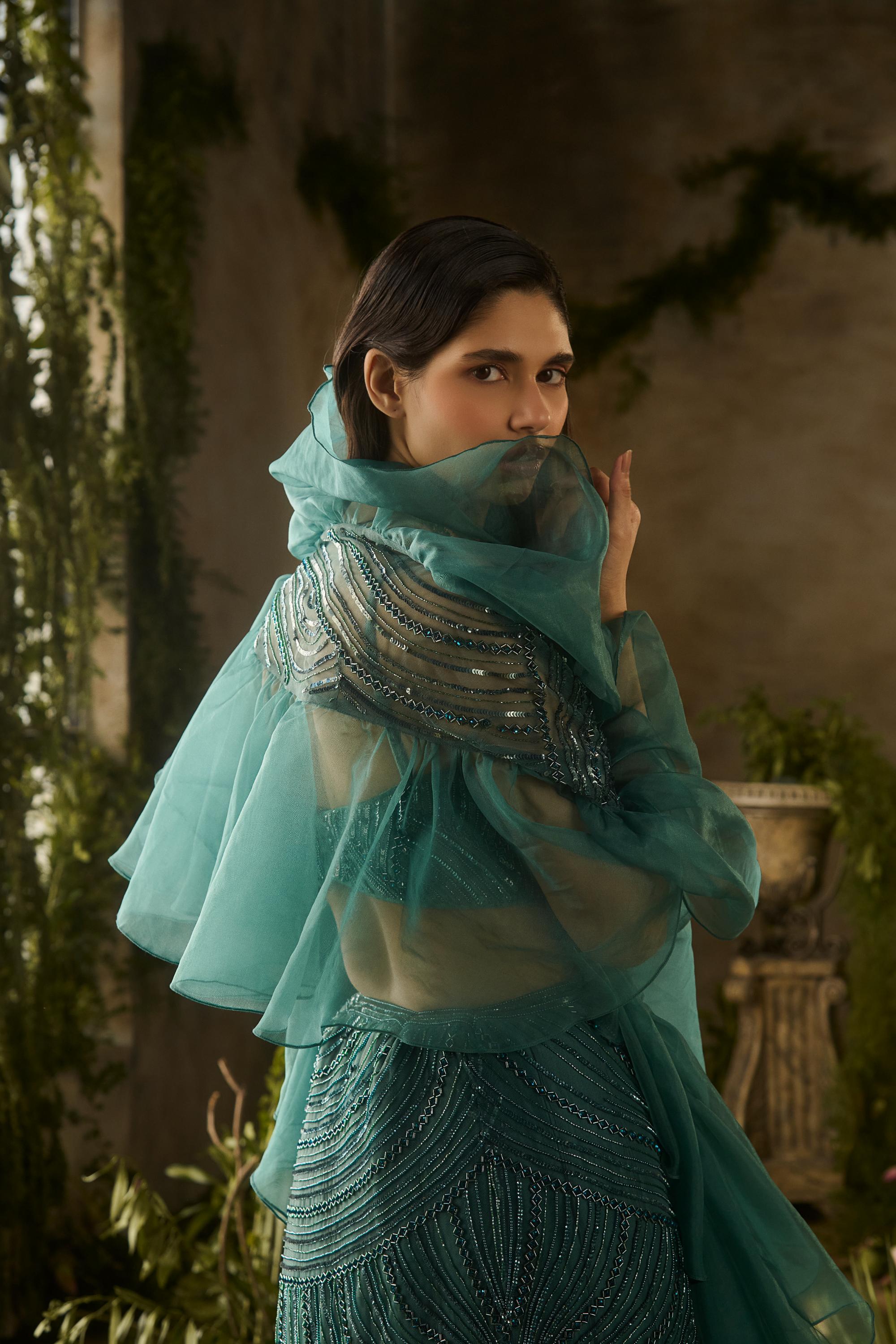 VERDANT CHARM LEHENGA SET