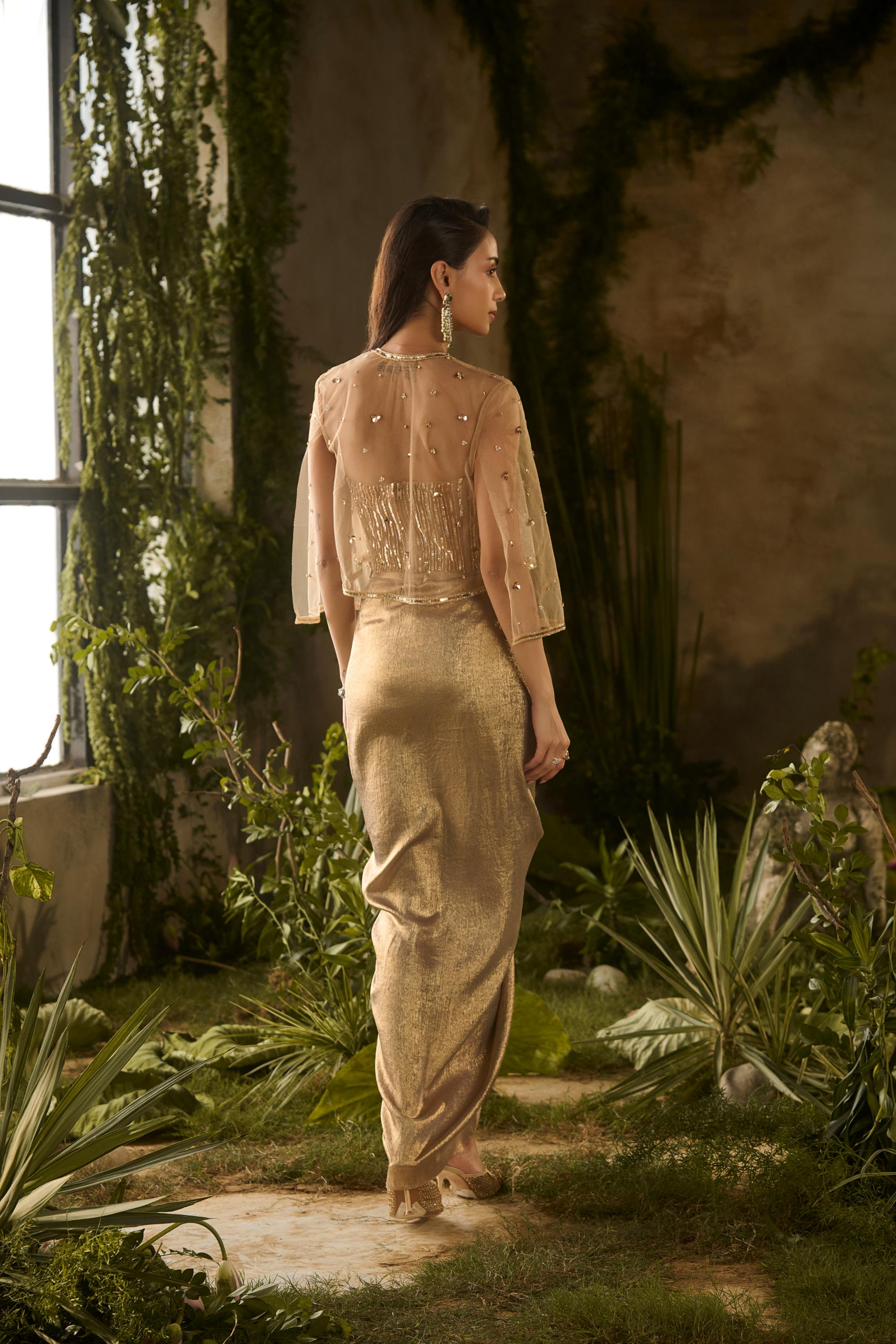 MIRAGE DRAPE SKIRT SET