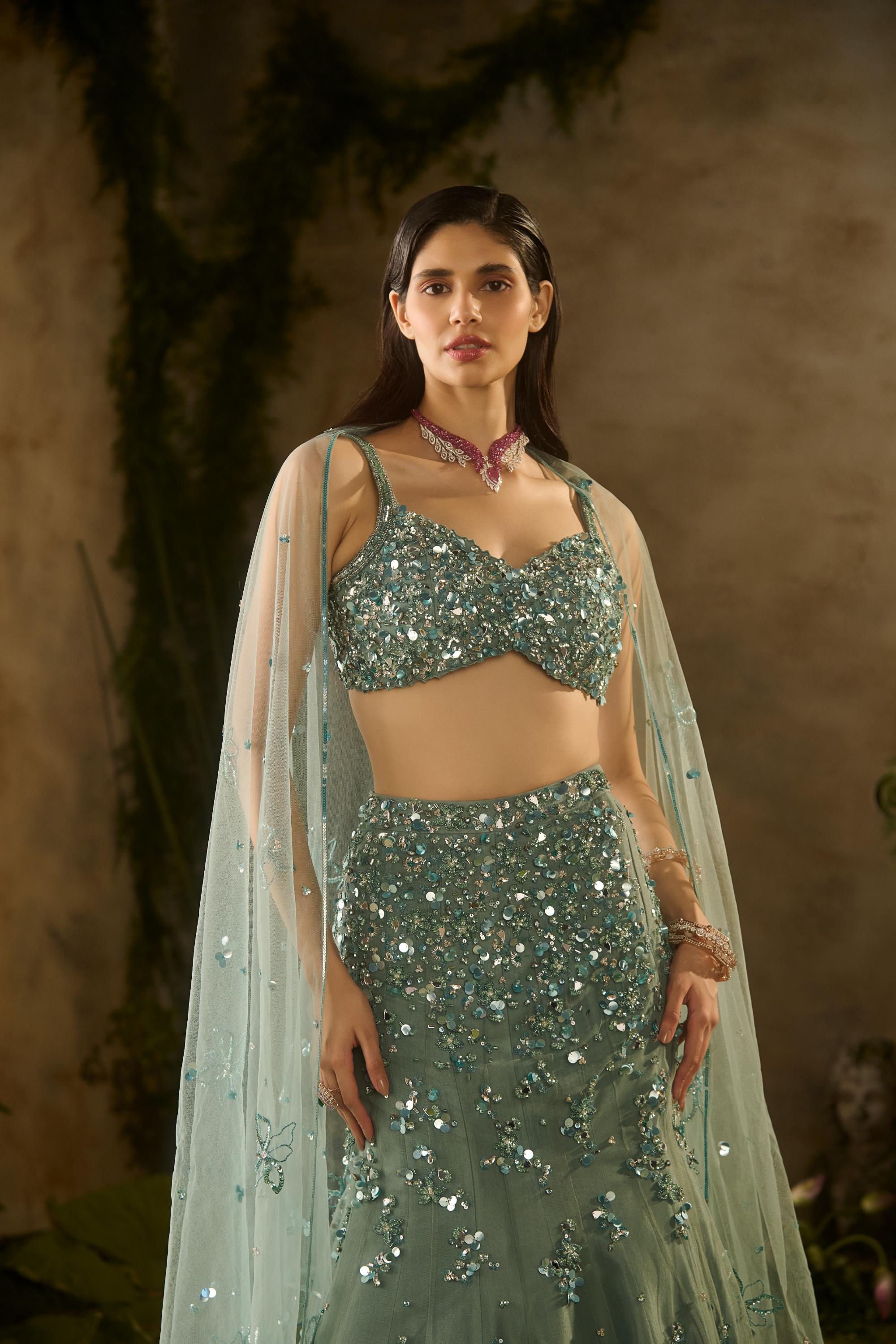 SECRET GARDEN LEHENGA SET