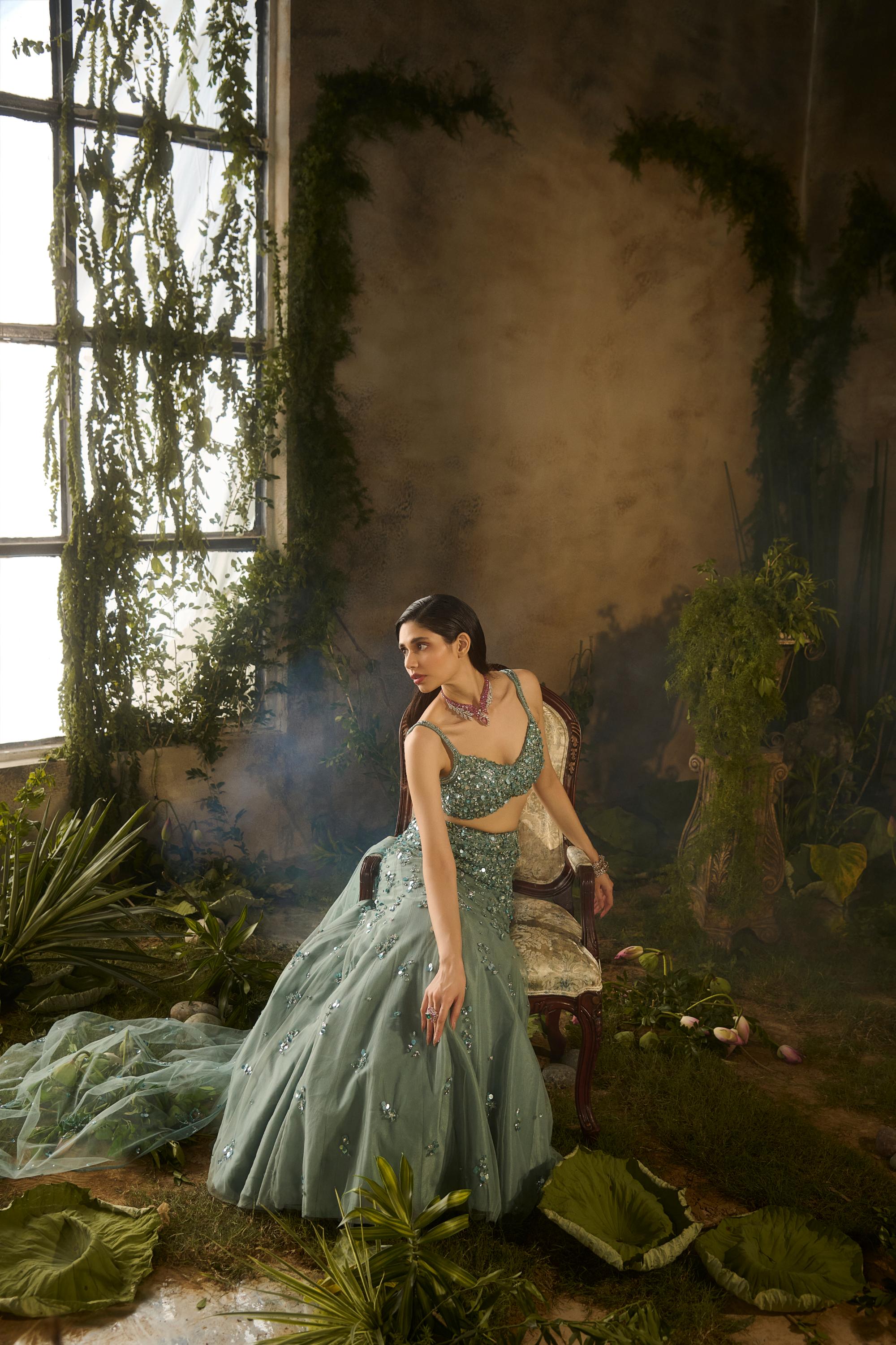 SECRET GARDEN LEHENGA SET