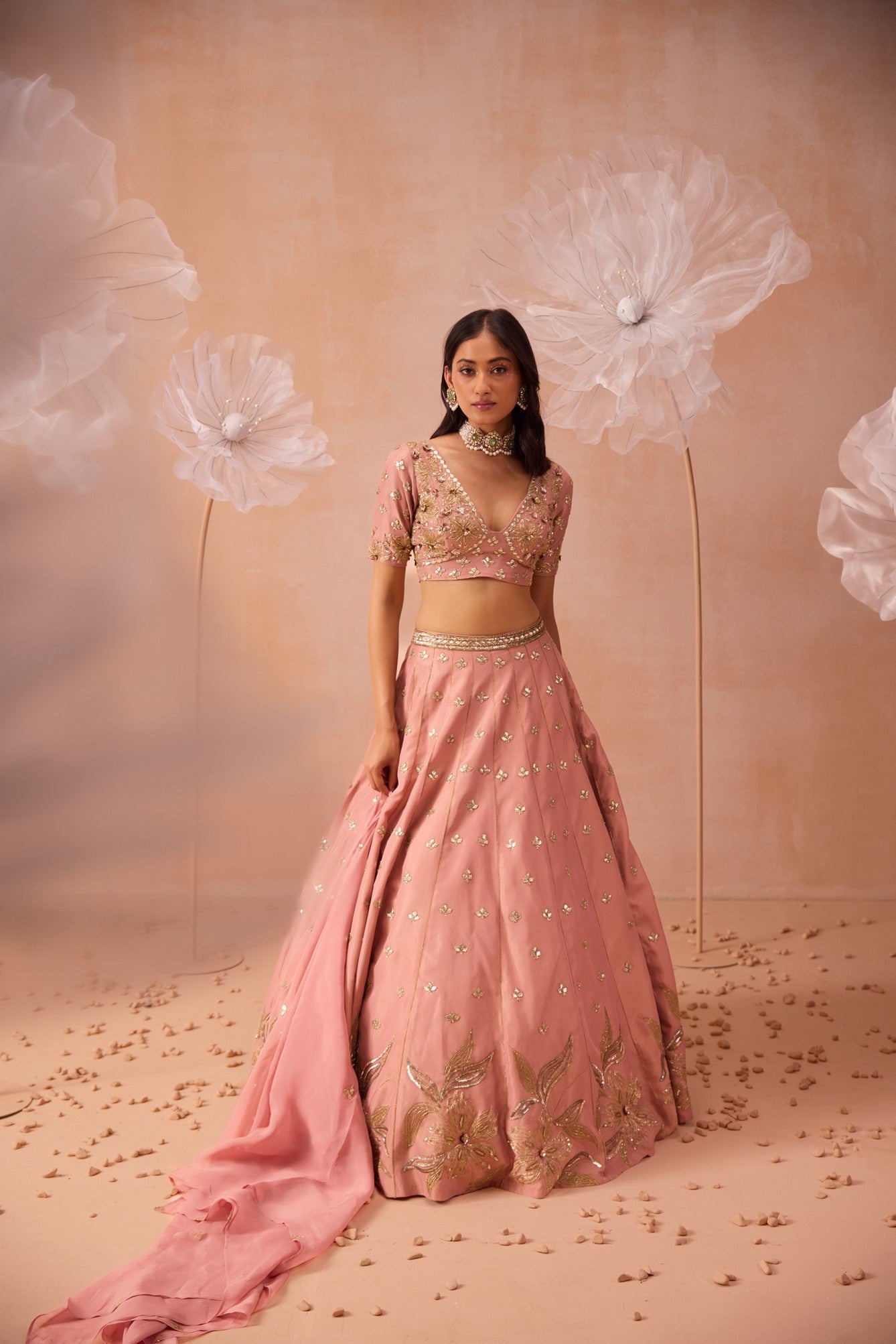 Blush Lehenga Set