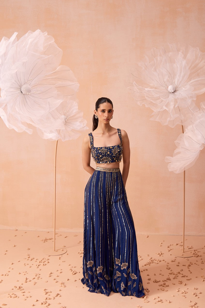 Indigo Mirror Pant Set