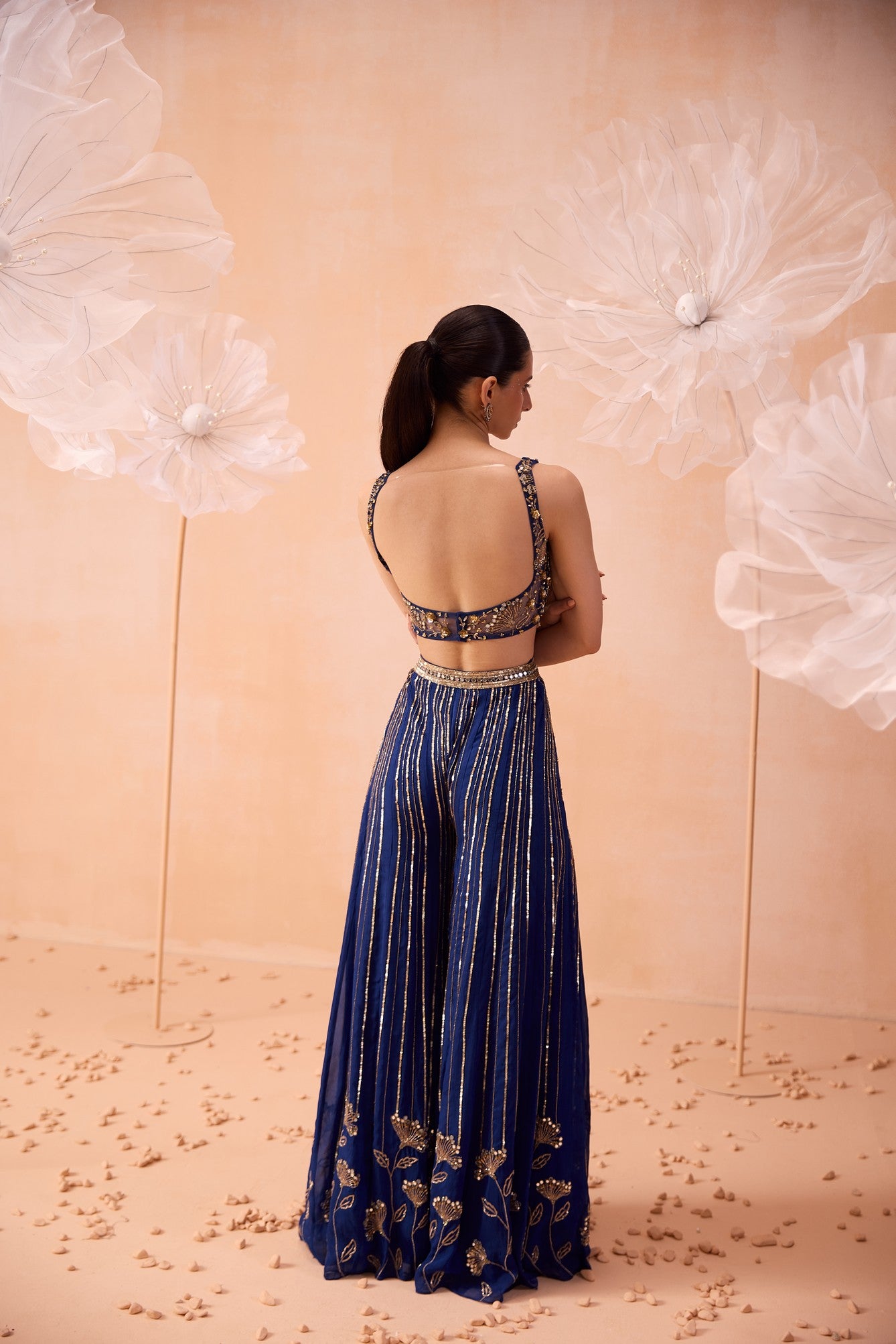 Indigo Mirror Pant Set