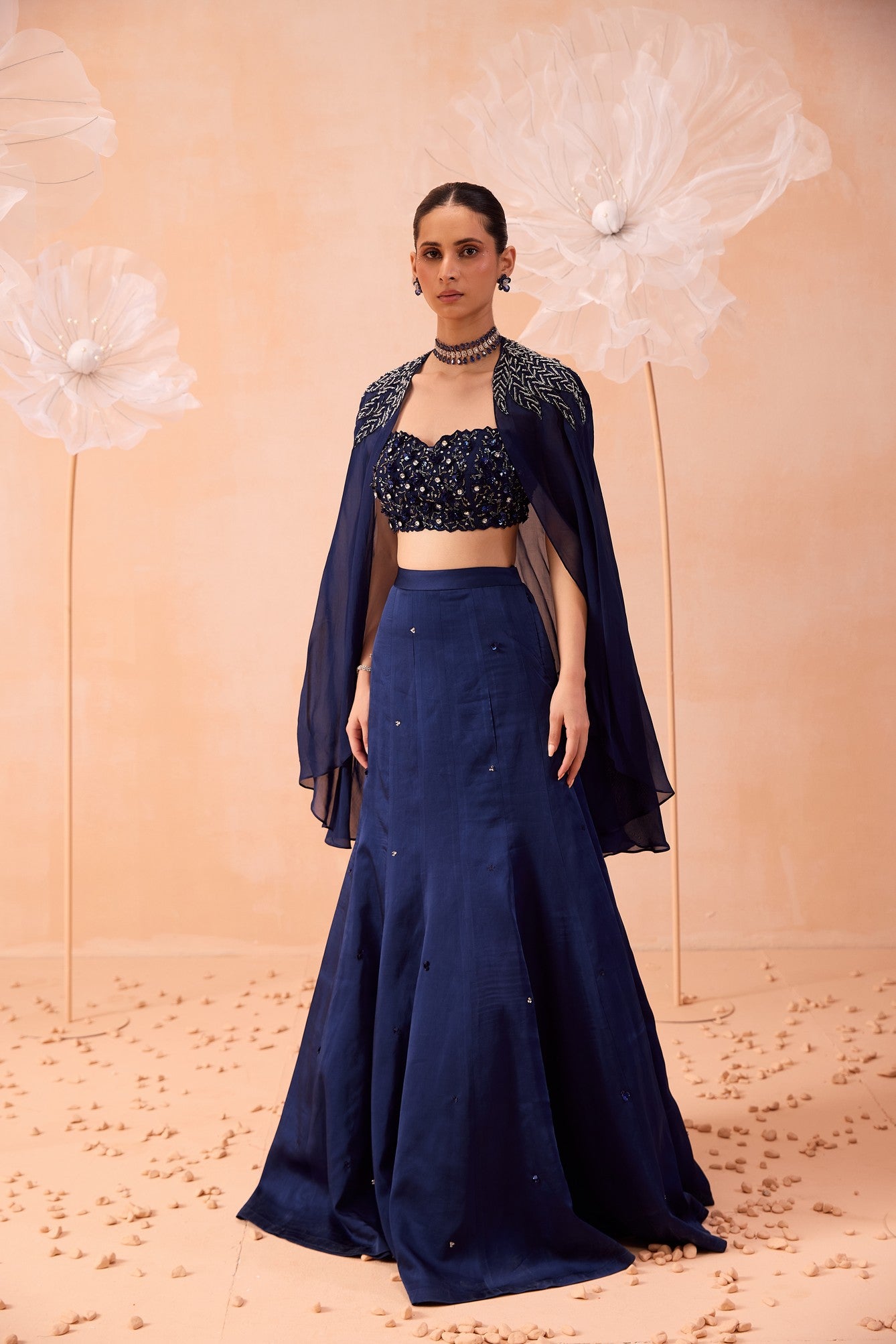 Blue Cape Lehanga Set